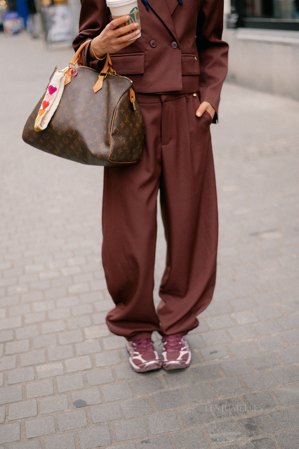Nina pants burgundy