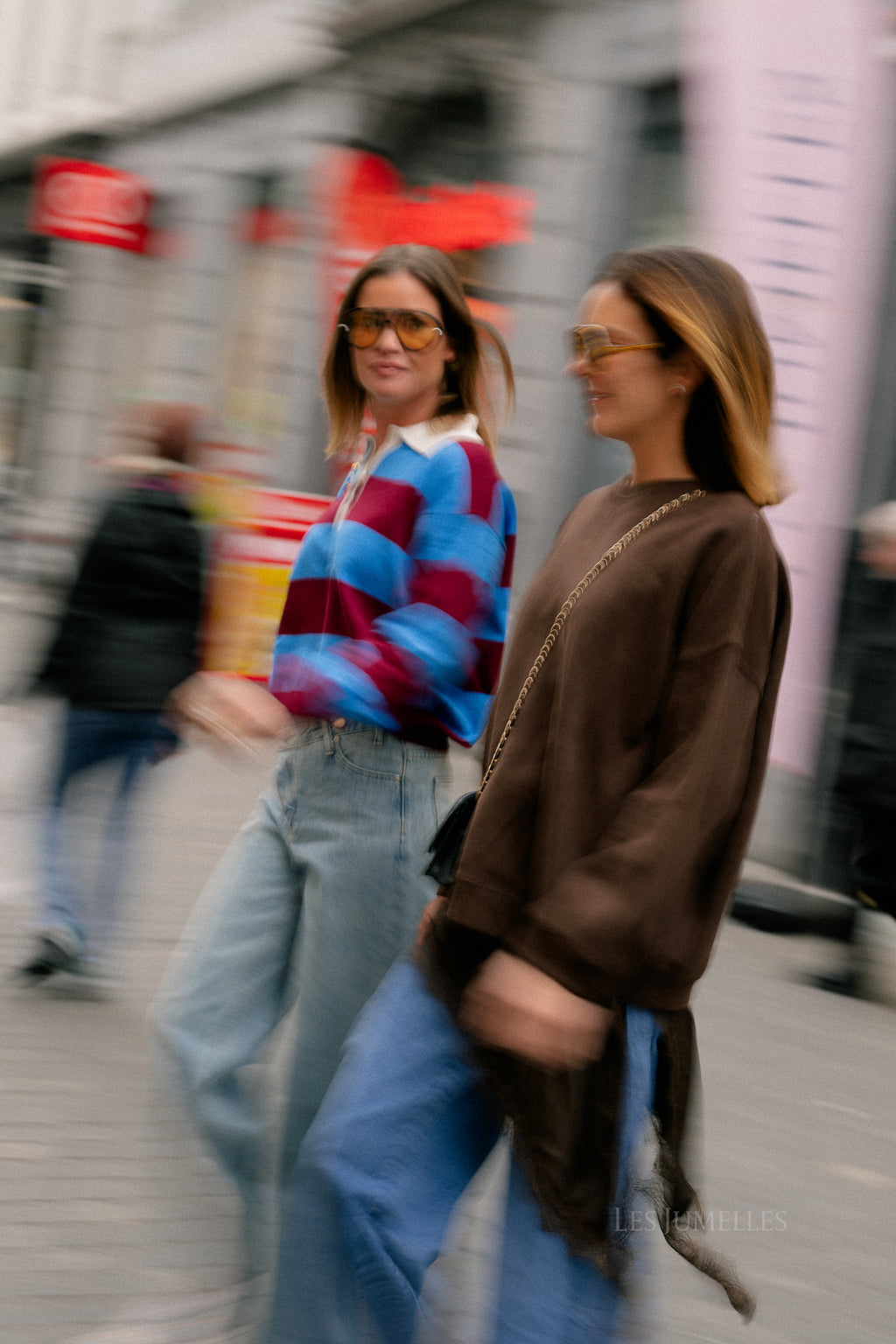 Rena asymmetric jeans light blue