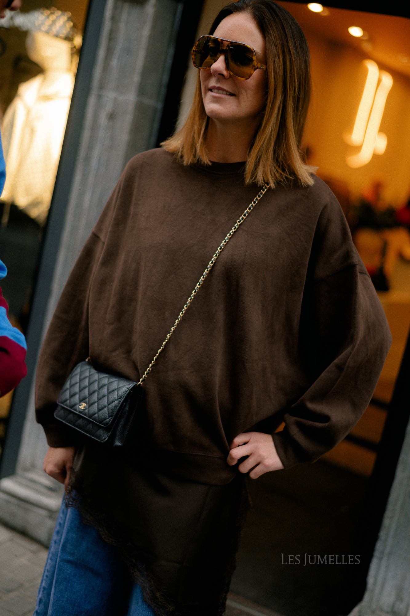 Stella sweater hot chocolate