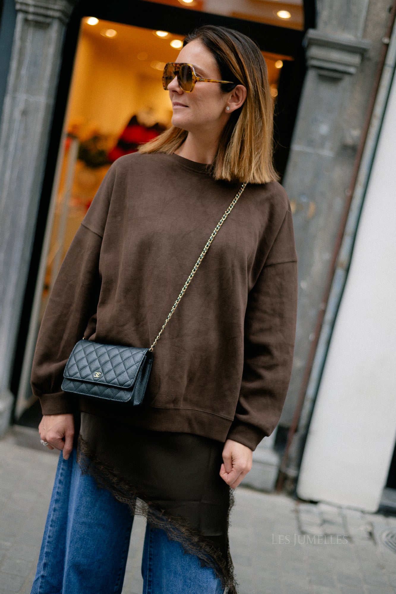 Stella sweater hot chocolate