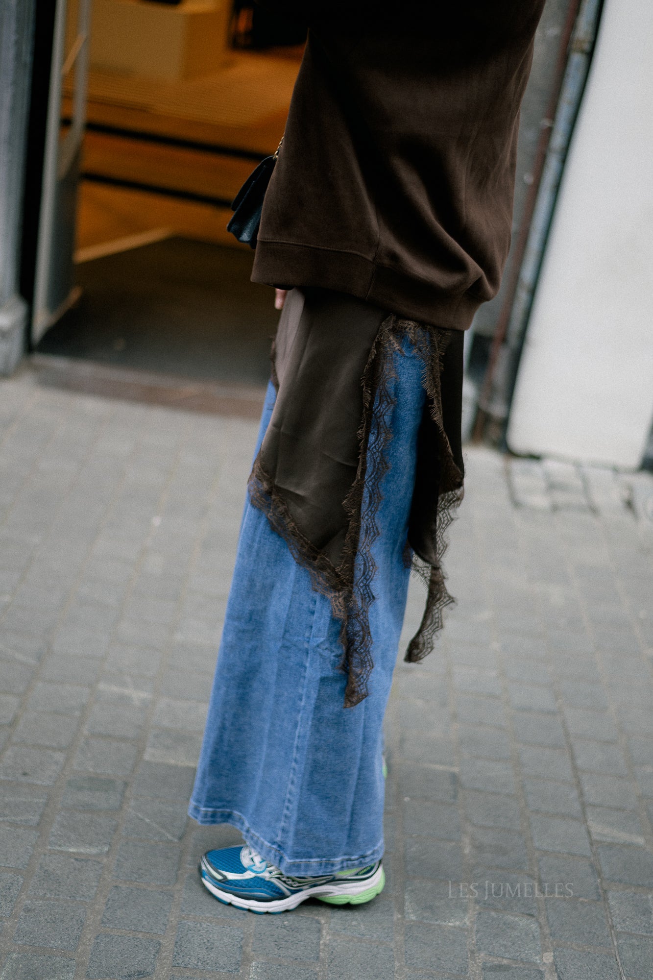 Amelie lace dress hot chocolate