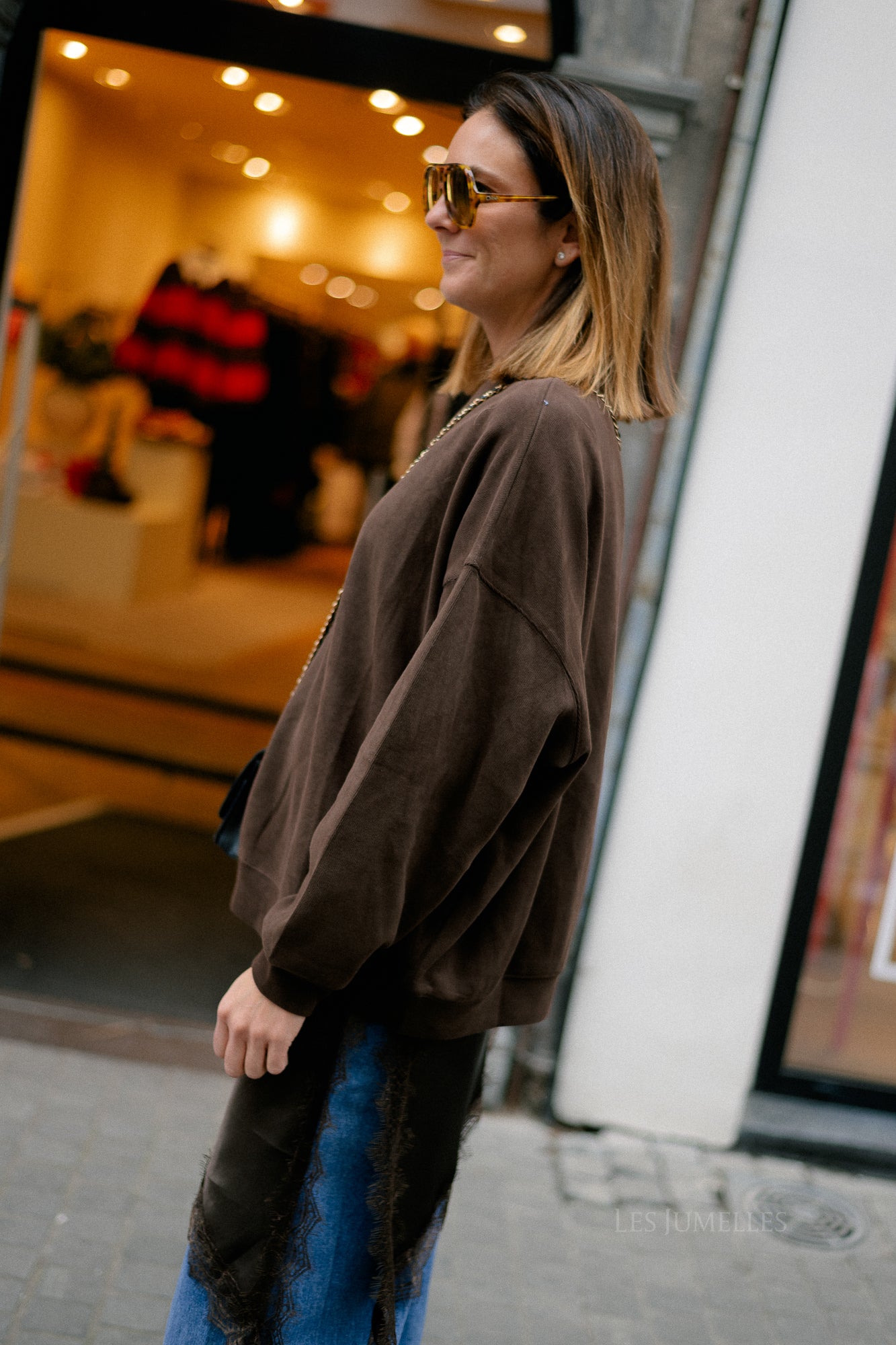 Stella sweater hot chocolate