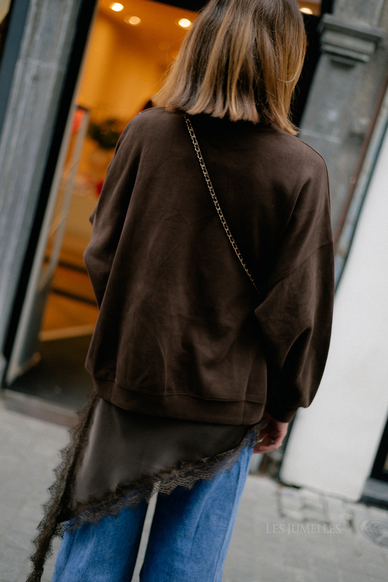 Stella sweater hot chocolate