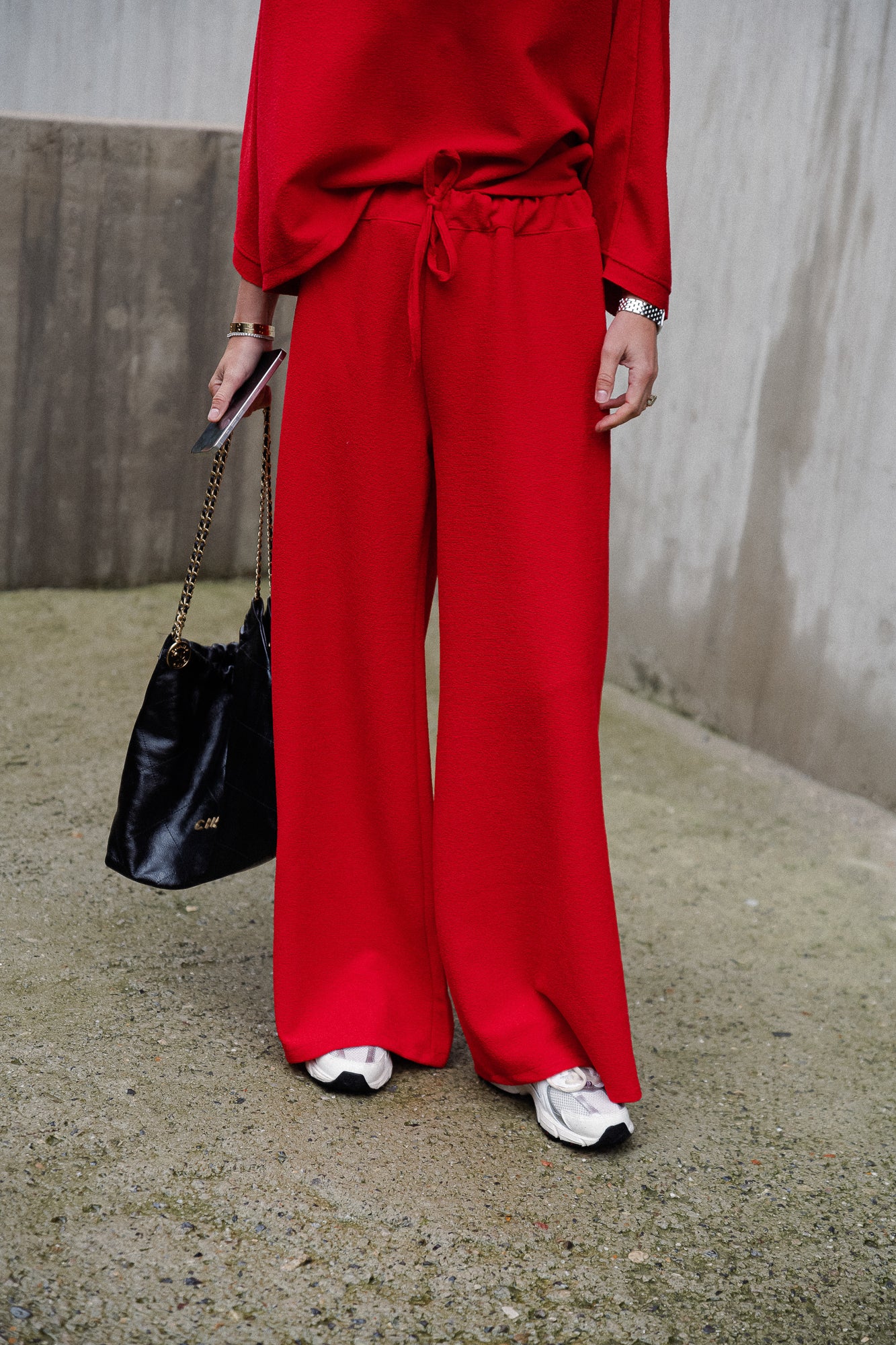 Pantalon Noor rouge