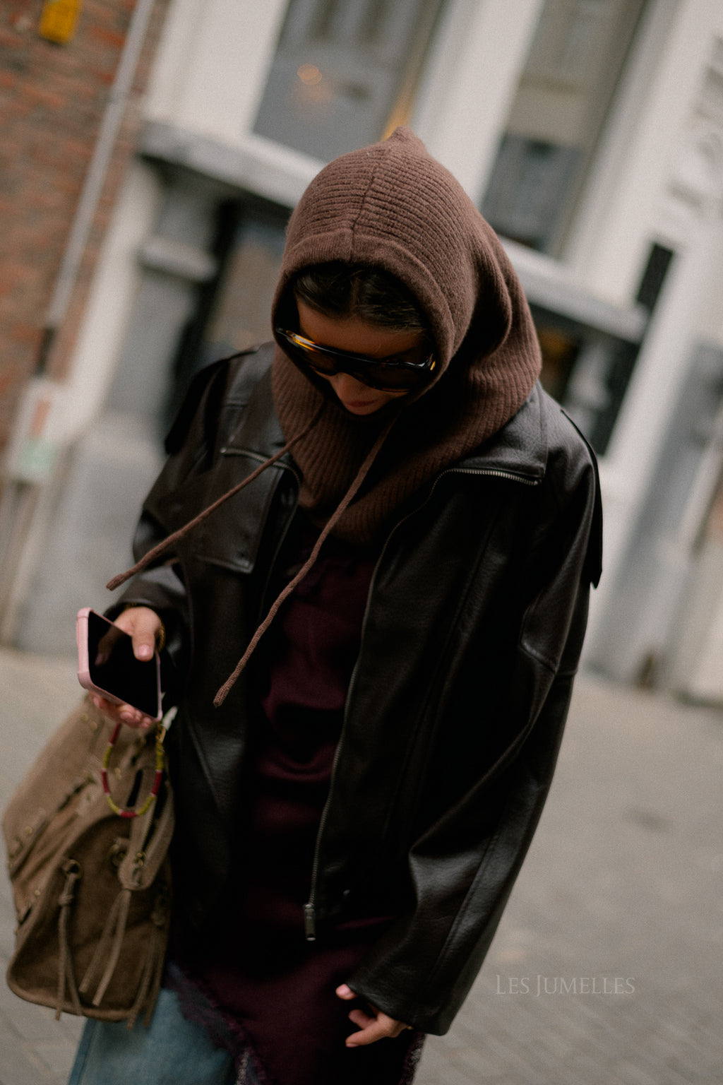 Celeste balaclava brown