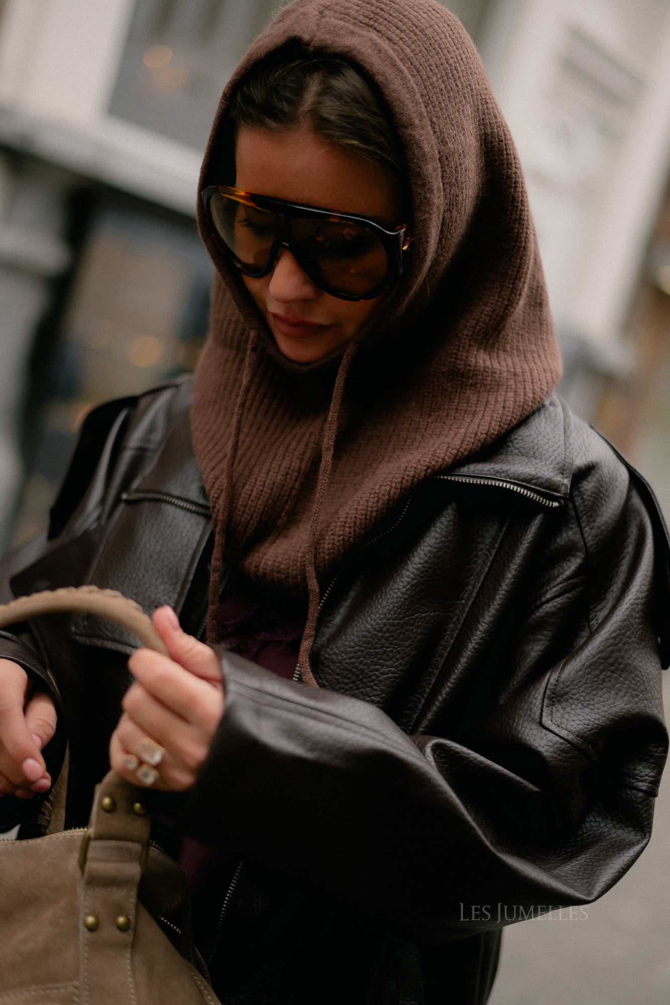 Celeste balaclava brown