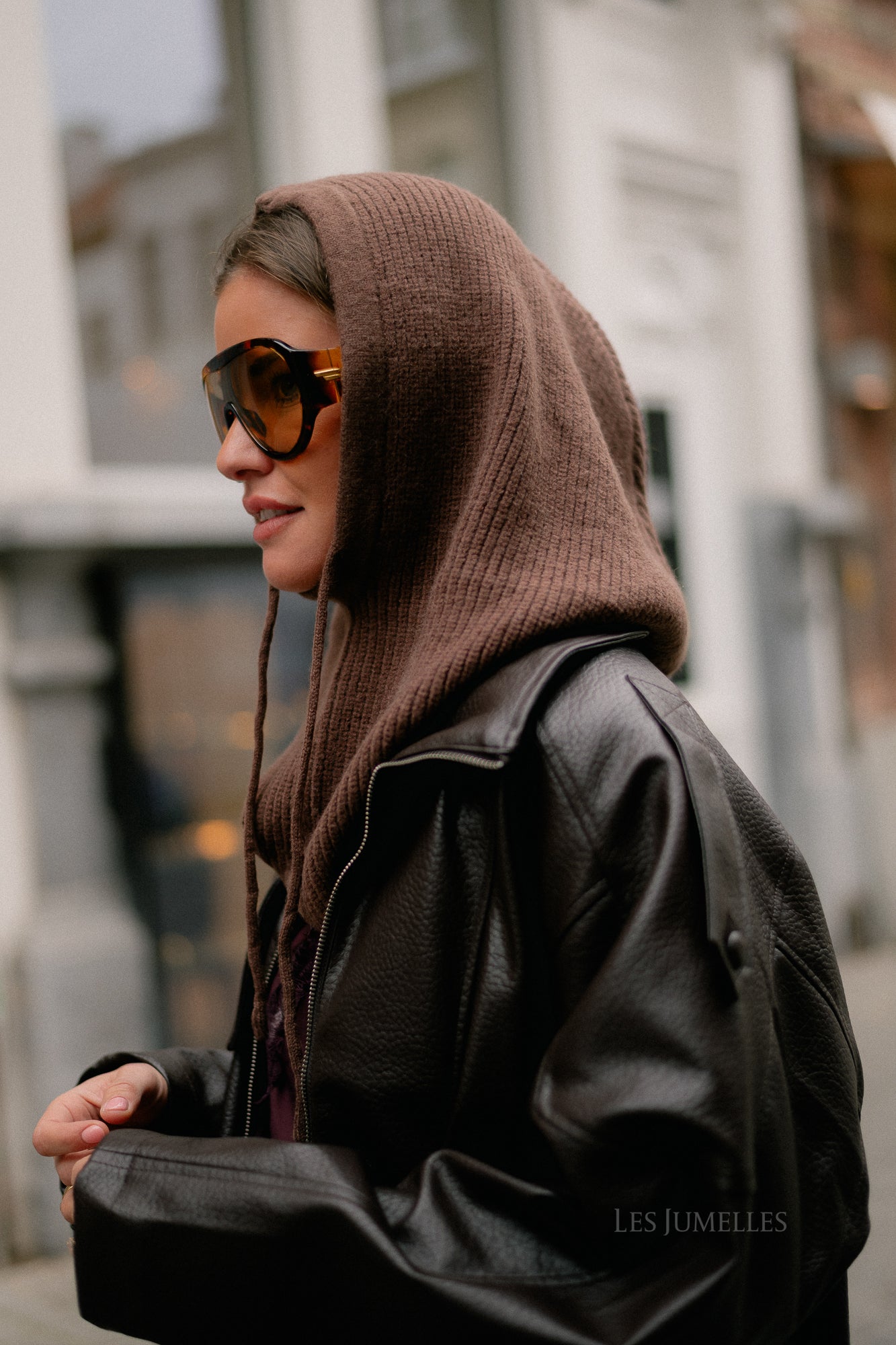 Celeste balaclava brown