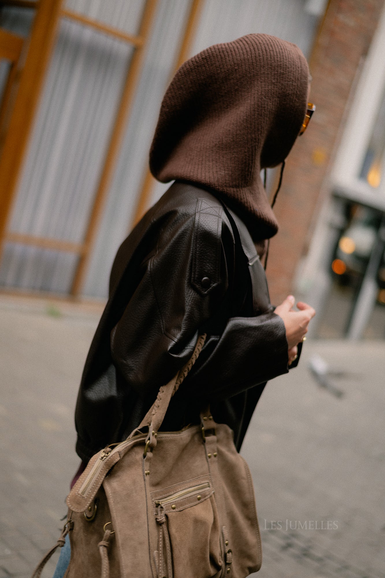 Celeste balaclava brown