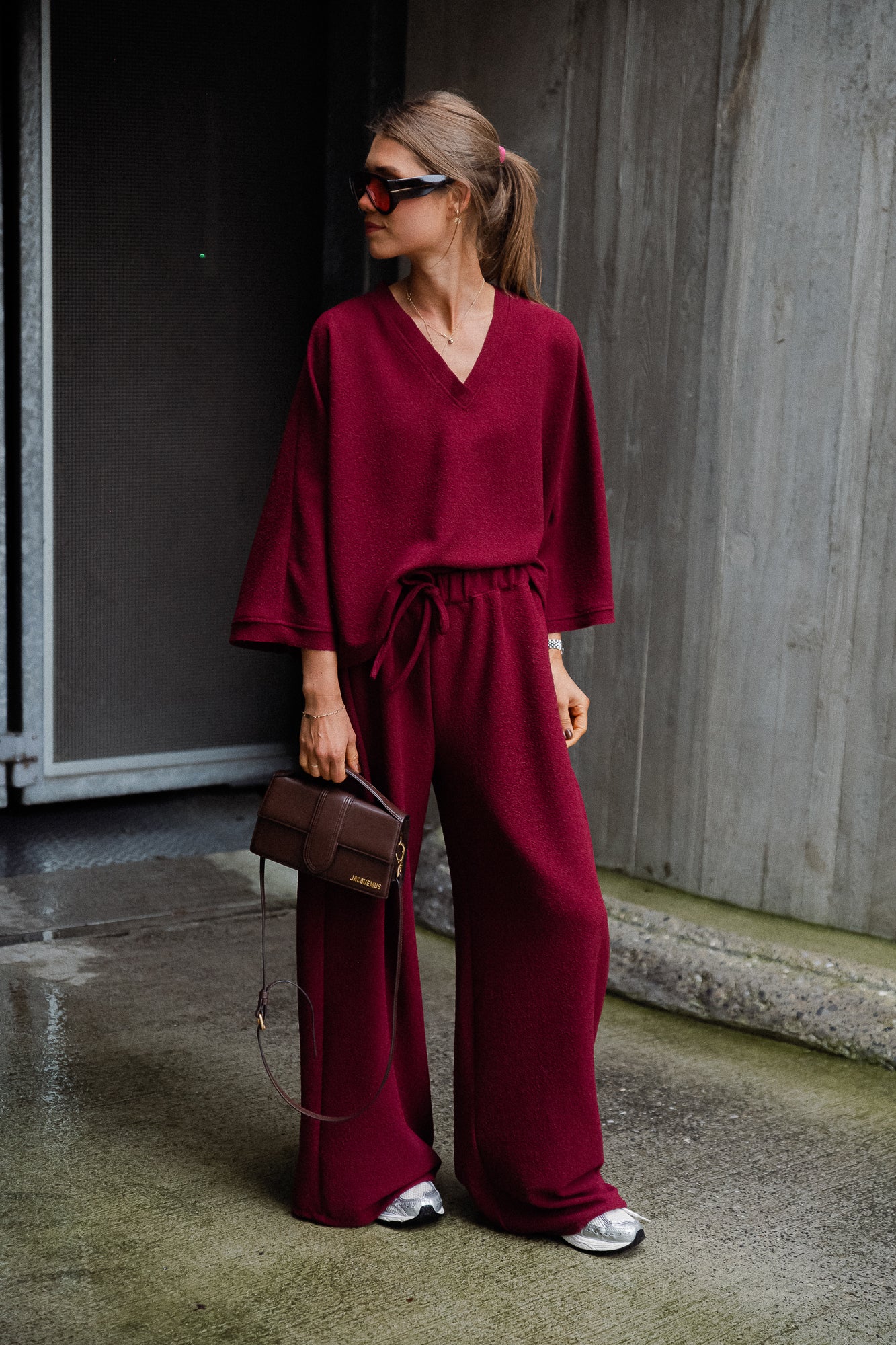 Pantalon Noor bordeaux