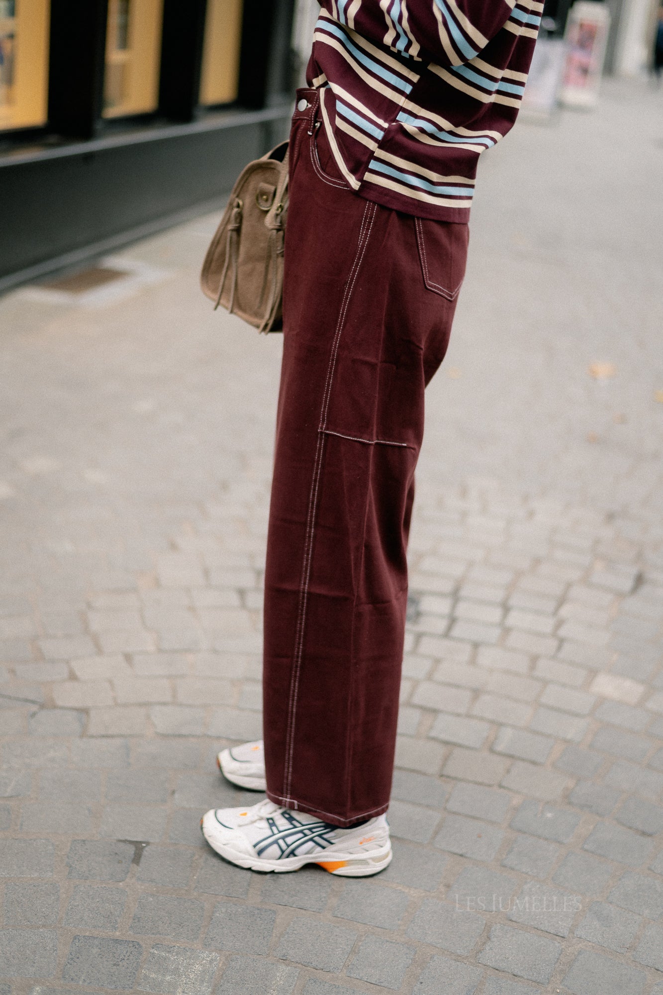 Willow denim pants plum