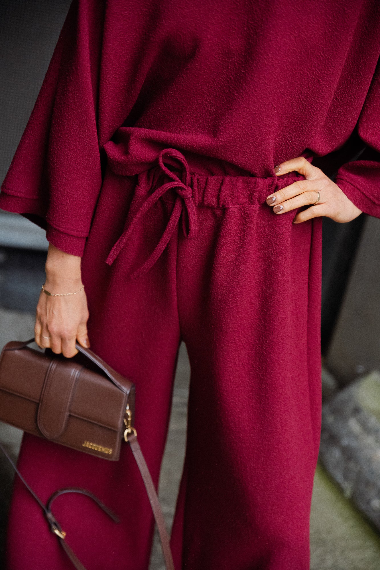 Noor pants burgundy