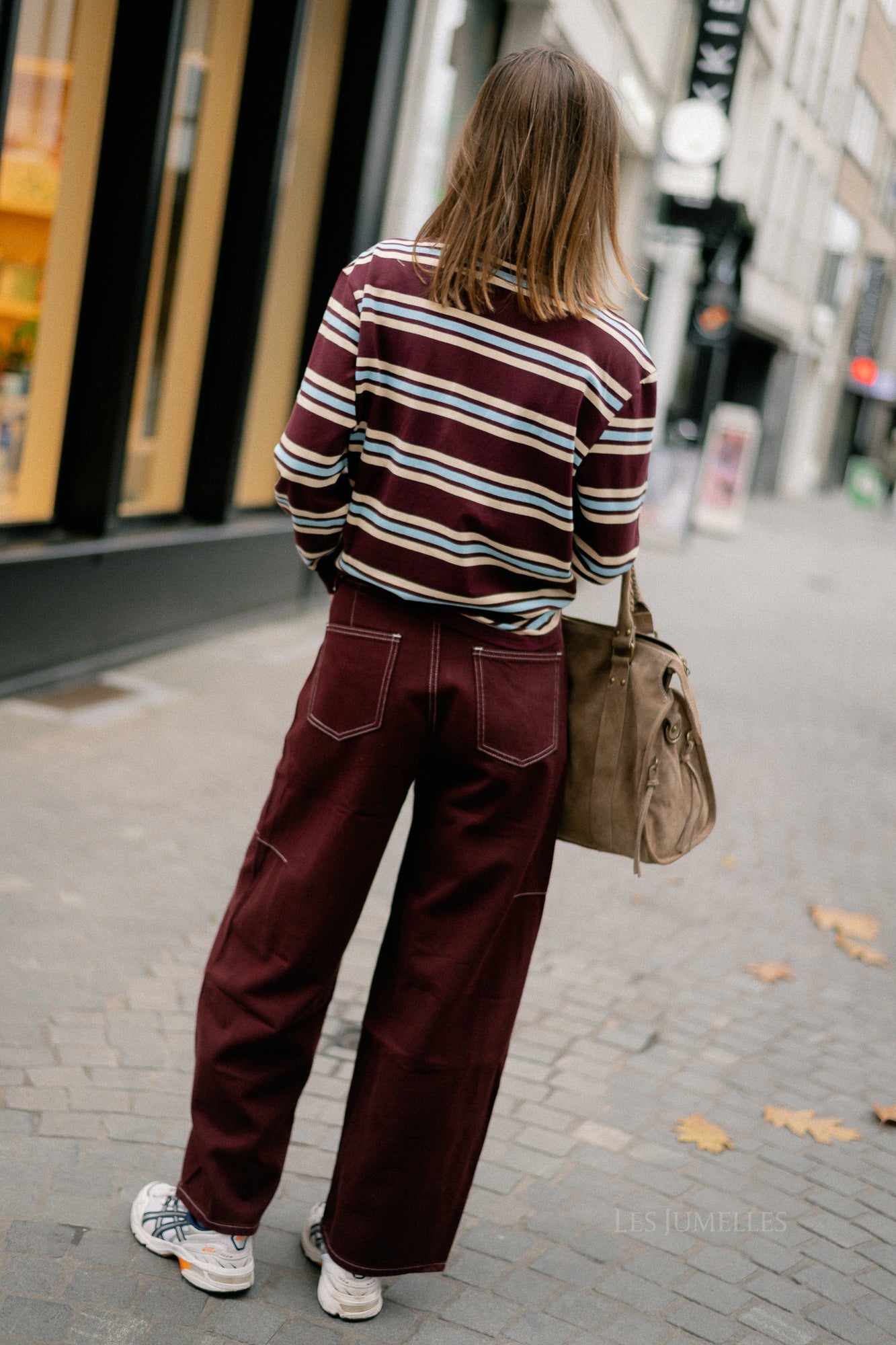 Willow denim pants plum