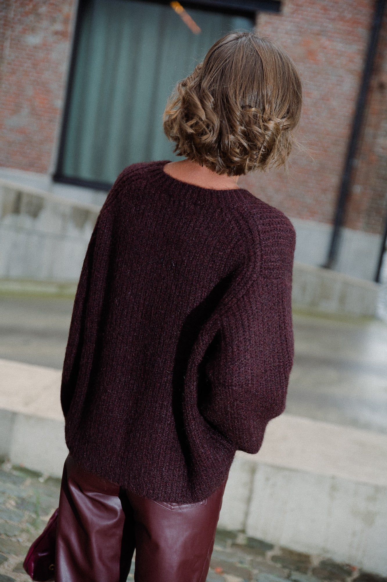 Pull Harriet bordeaux