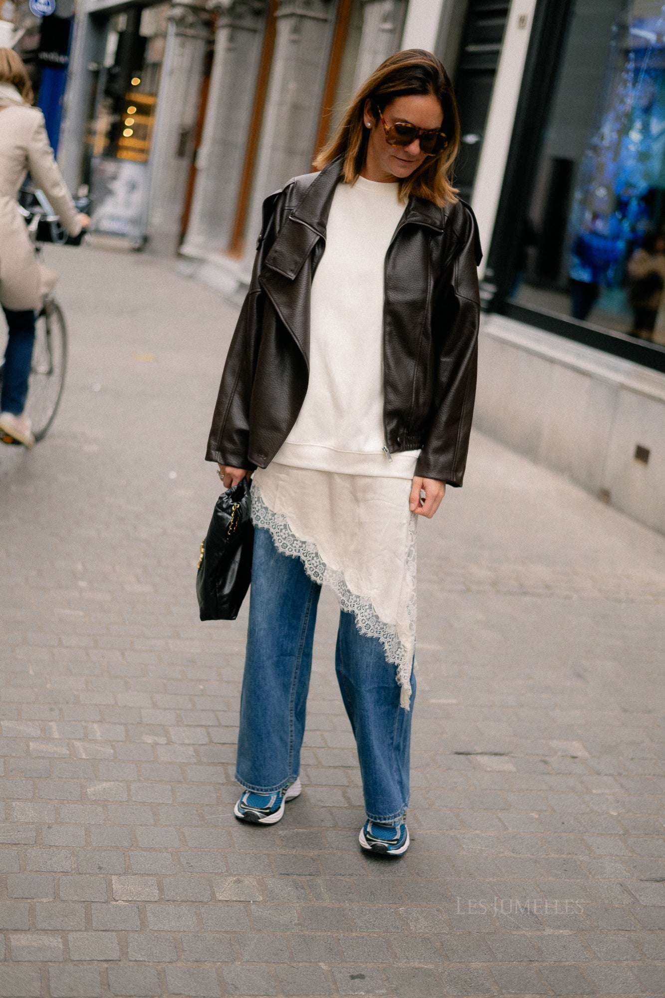 Amelie lace dress ecru