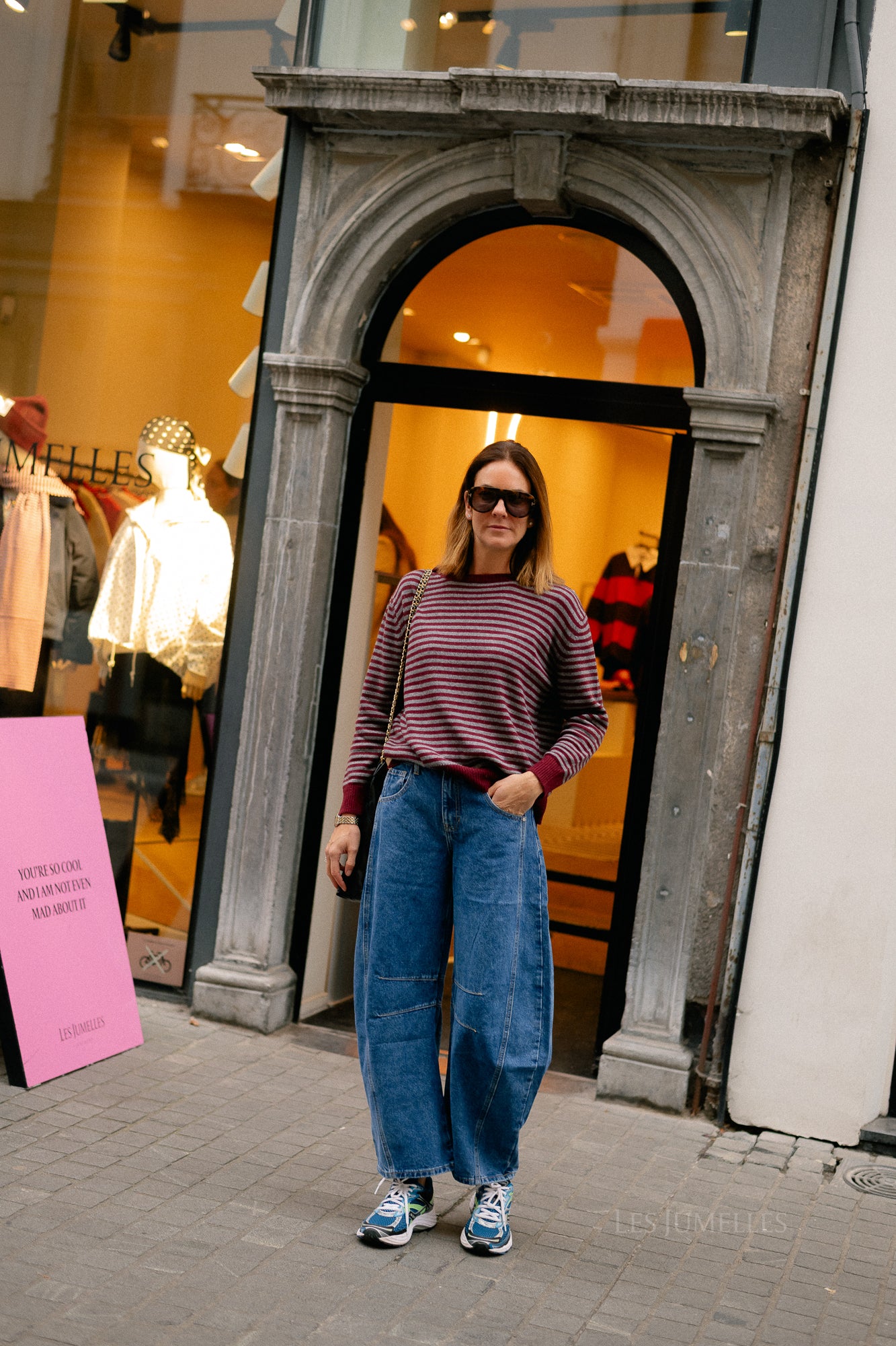 Audrey barrel jeans blue