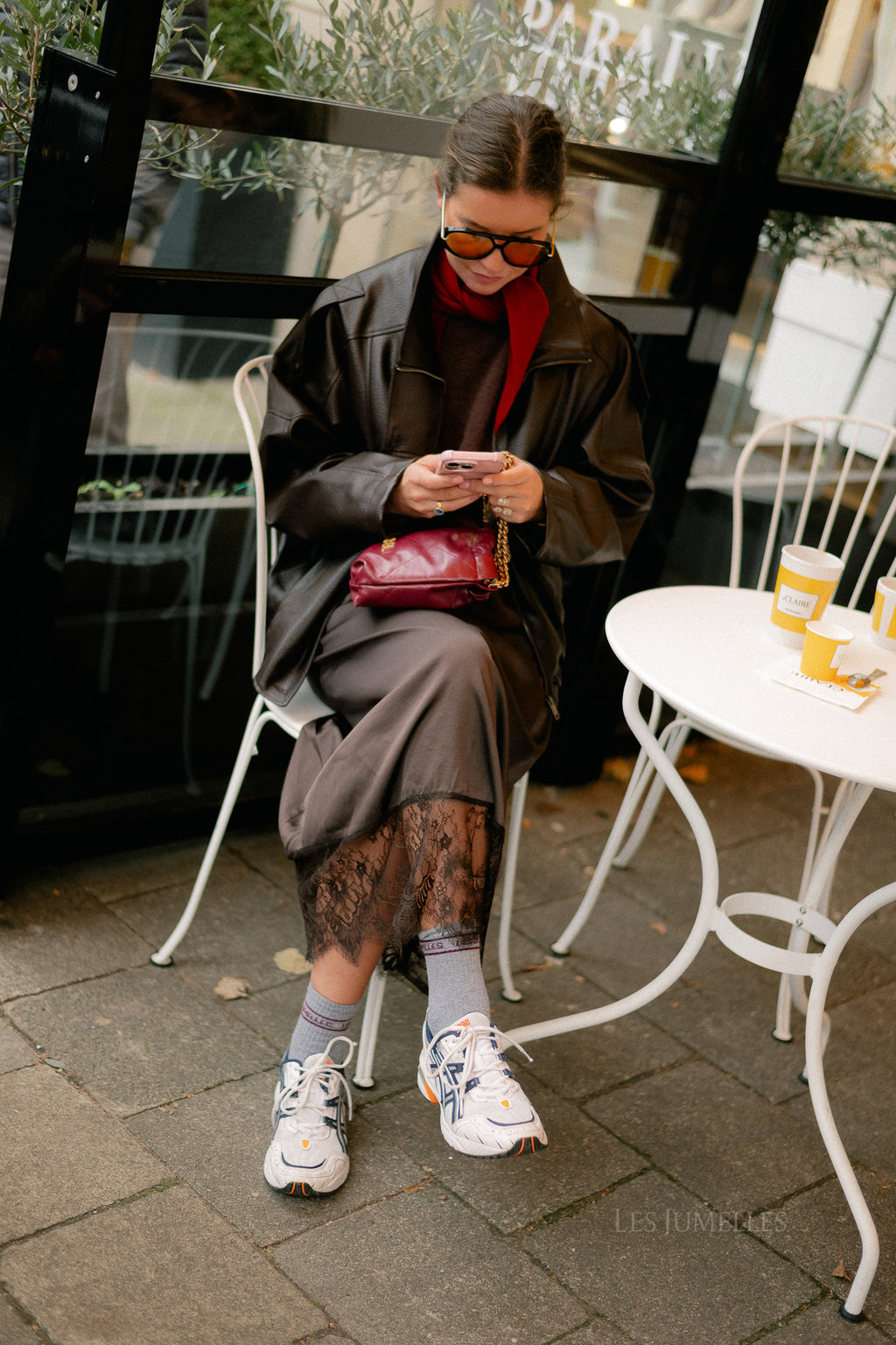 Zelie lace skirt hot chocolate