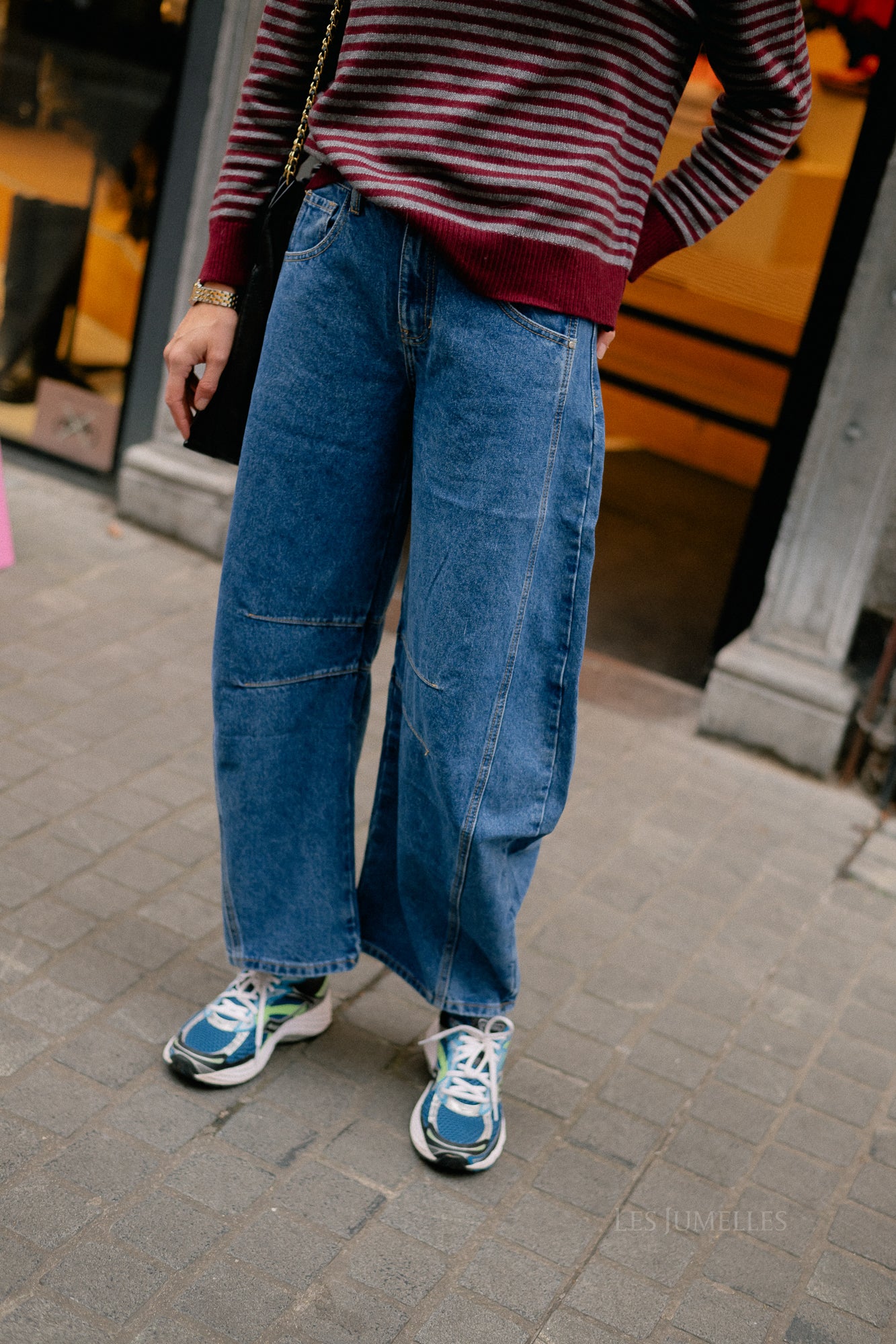 Audrey barrel jeans blue