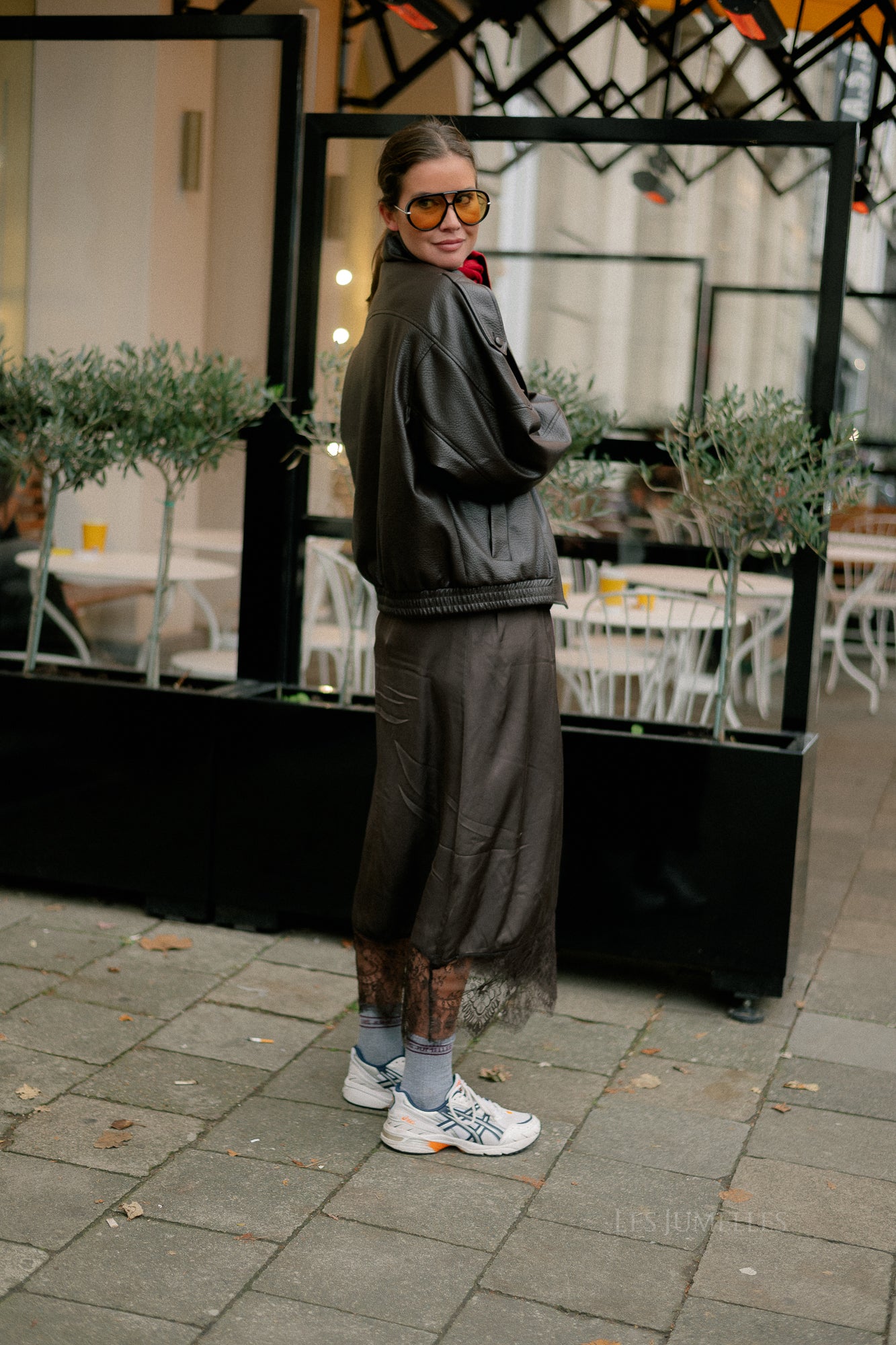 Zelie lace skirt hot chocolate