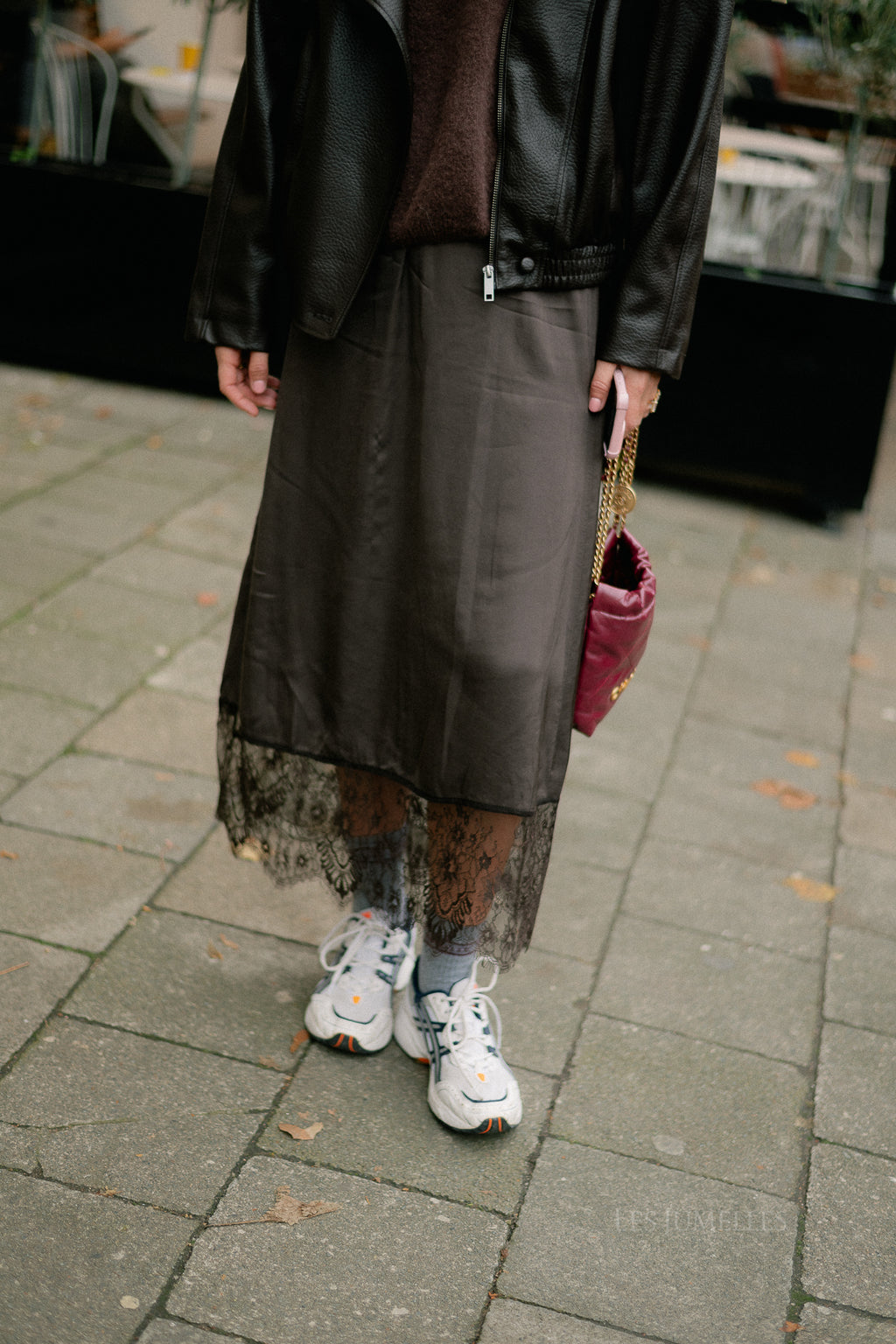 Zelie lace skirt hot chocolate