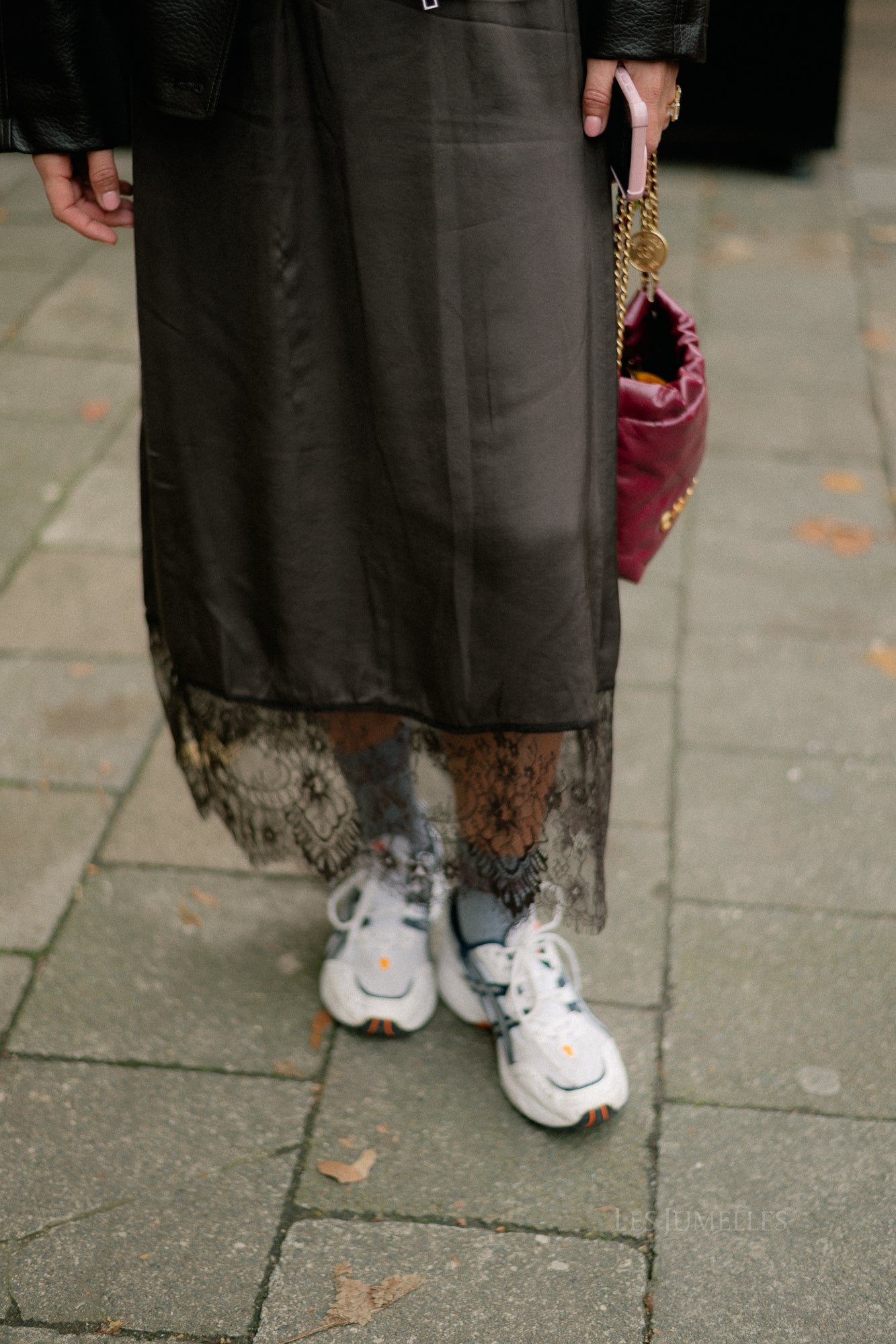 Zelie lace skirt hot chocolate