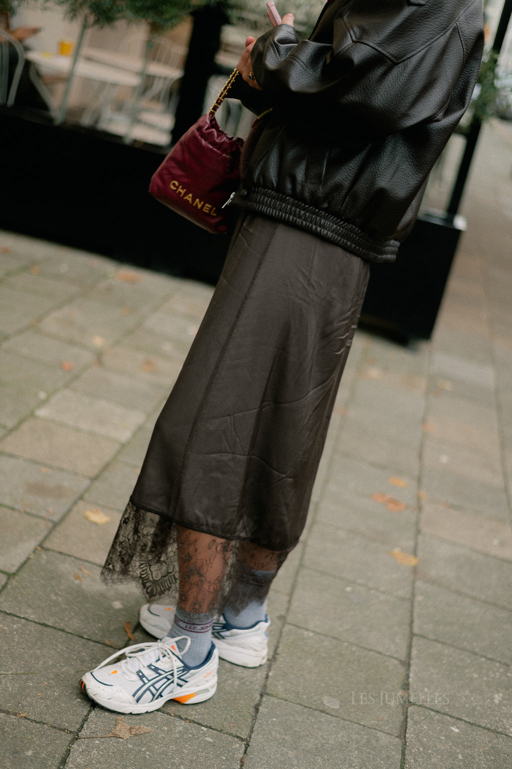 Zelie lace skirt hot chocolate