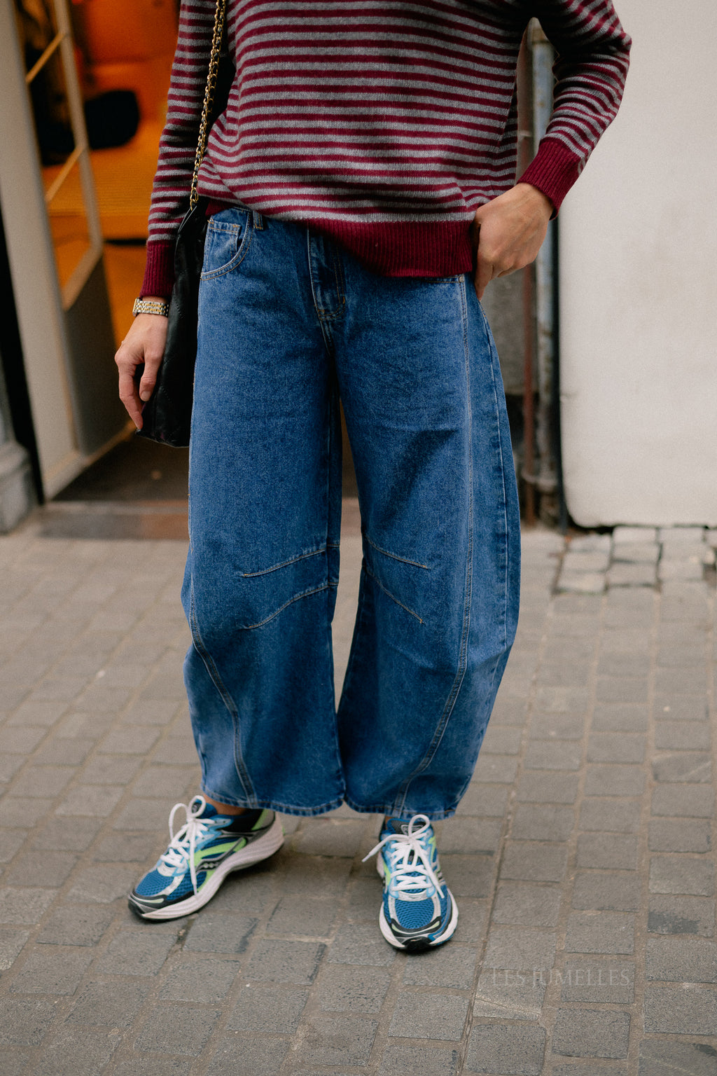 Audrey barrel jeans blue