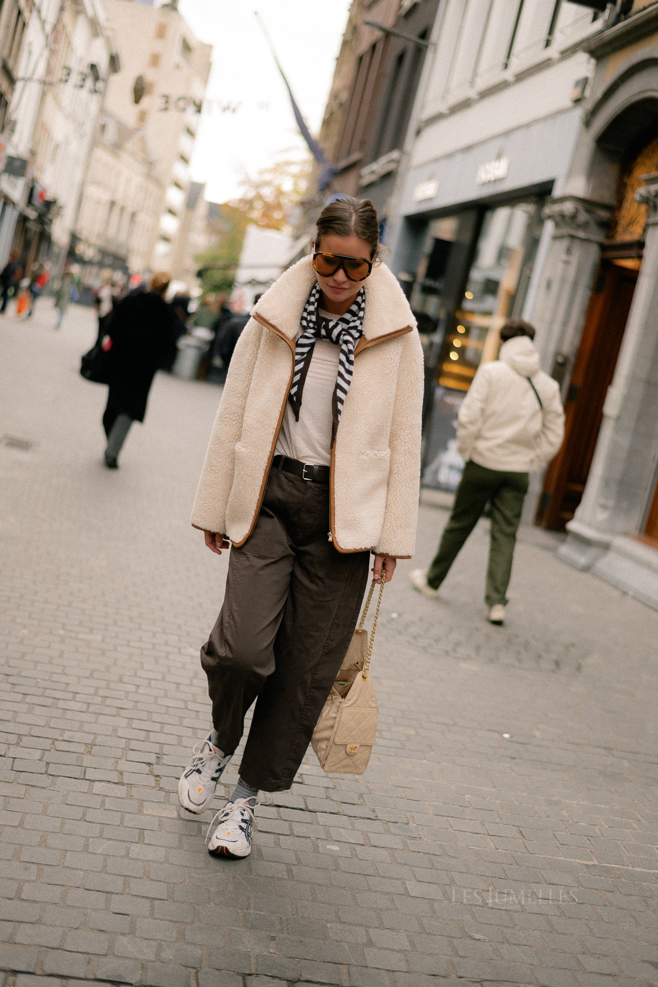 Capucine jacket ecru/camel