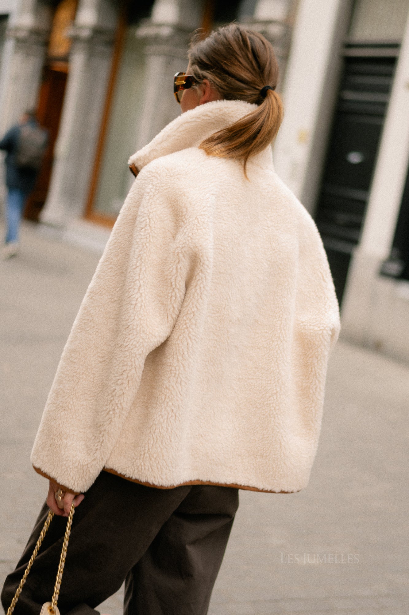 Capucine jacket ecru/camel