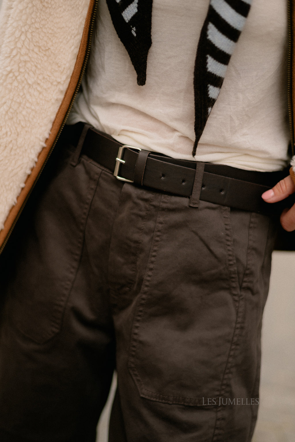 Bree balloon fit pants brown