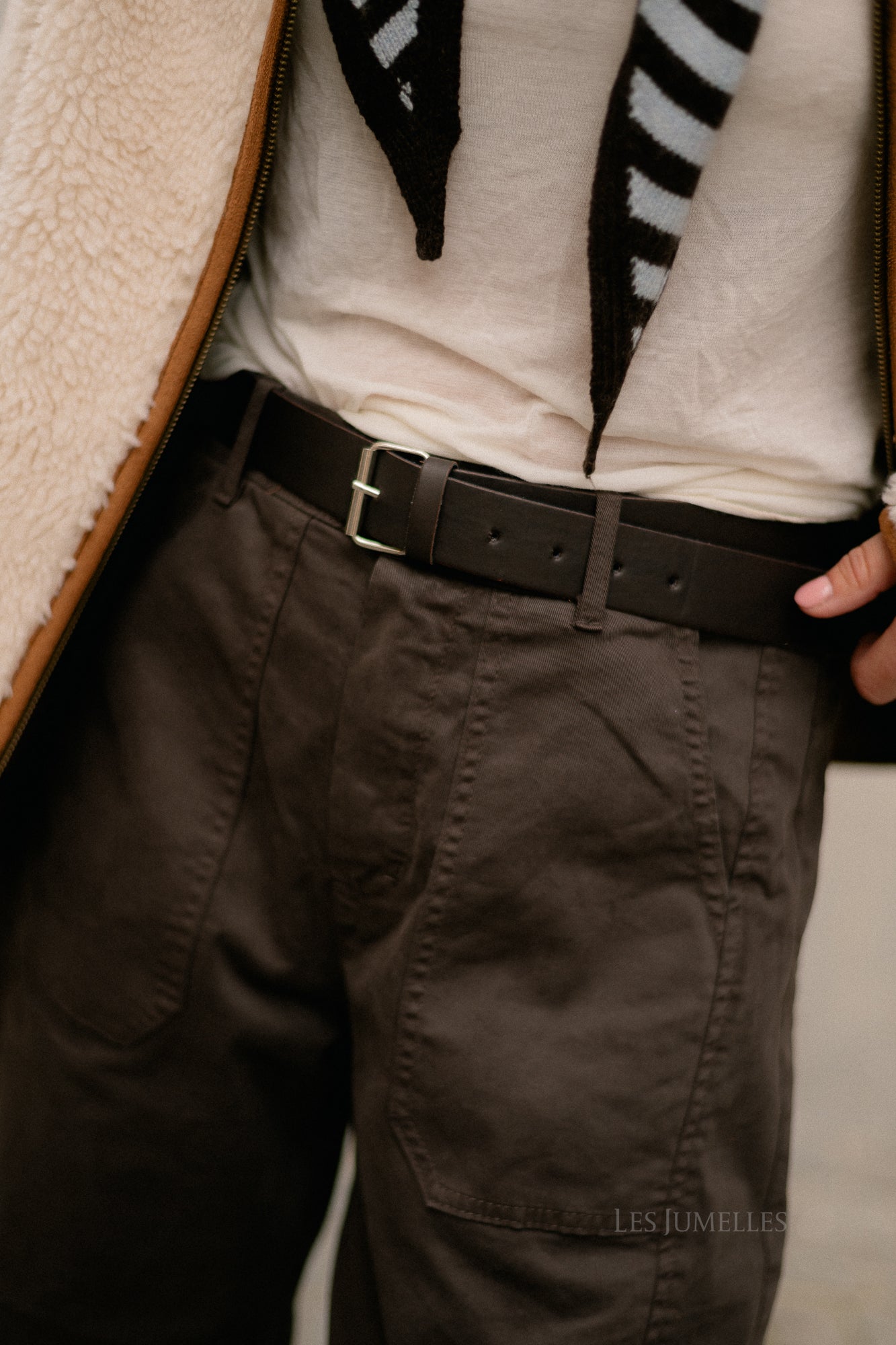 Bree balloon fit pants brown