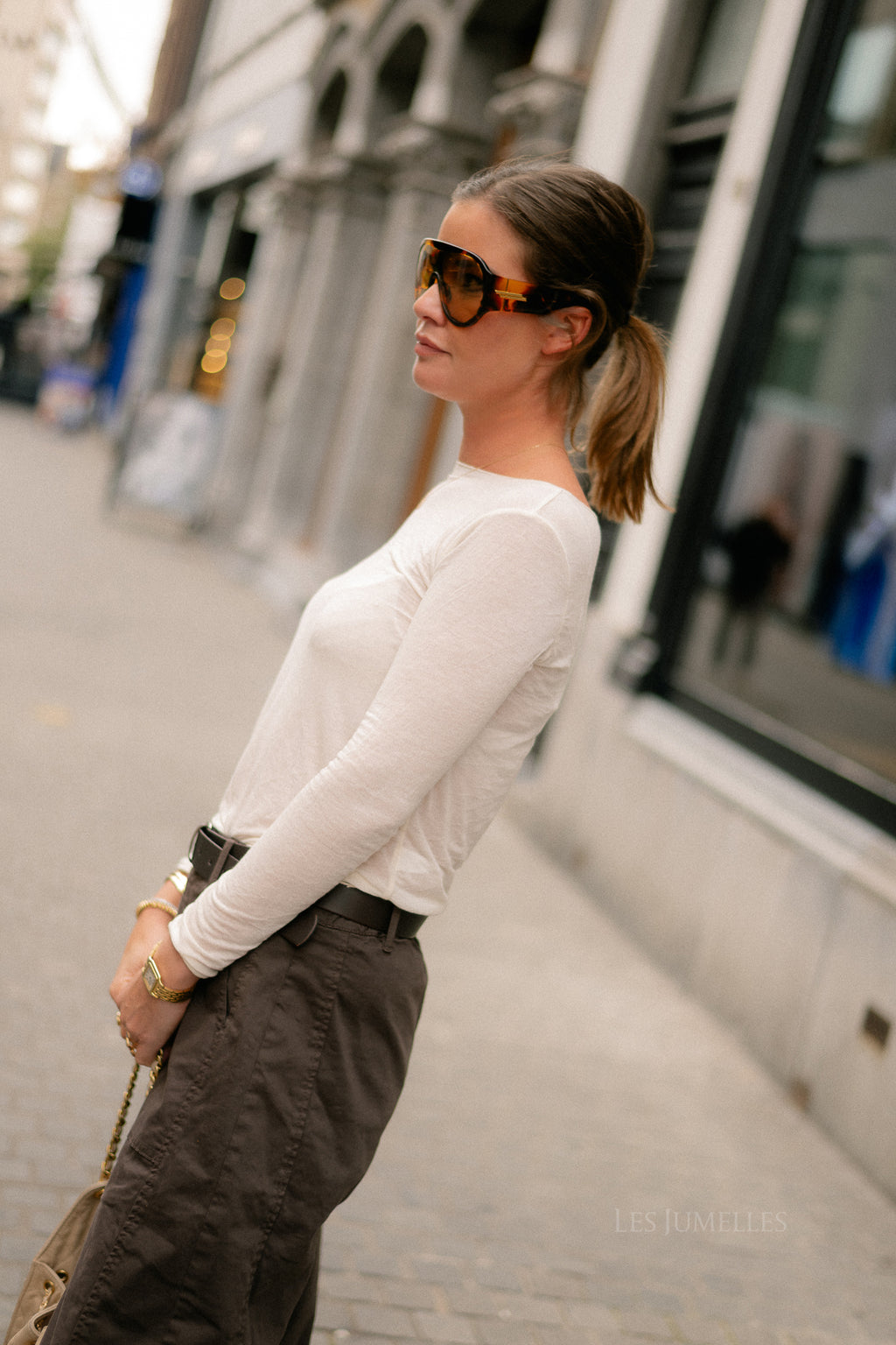 Tori LS T-shirt offwhite