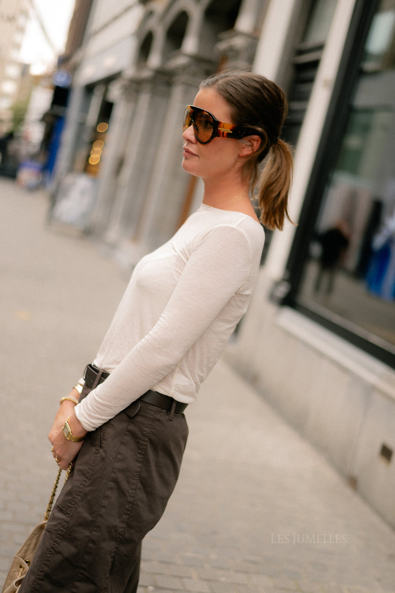 Tori LS T-shirt offwhite