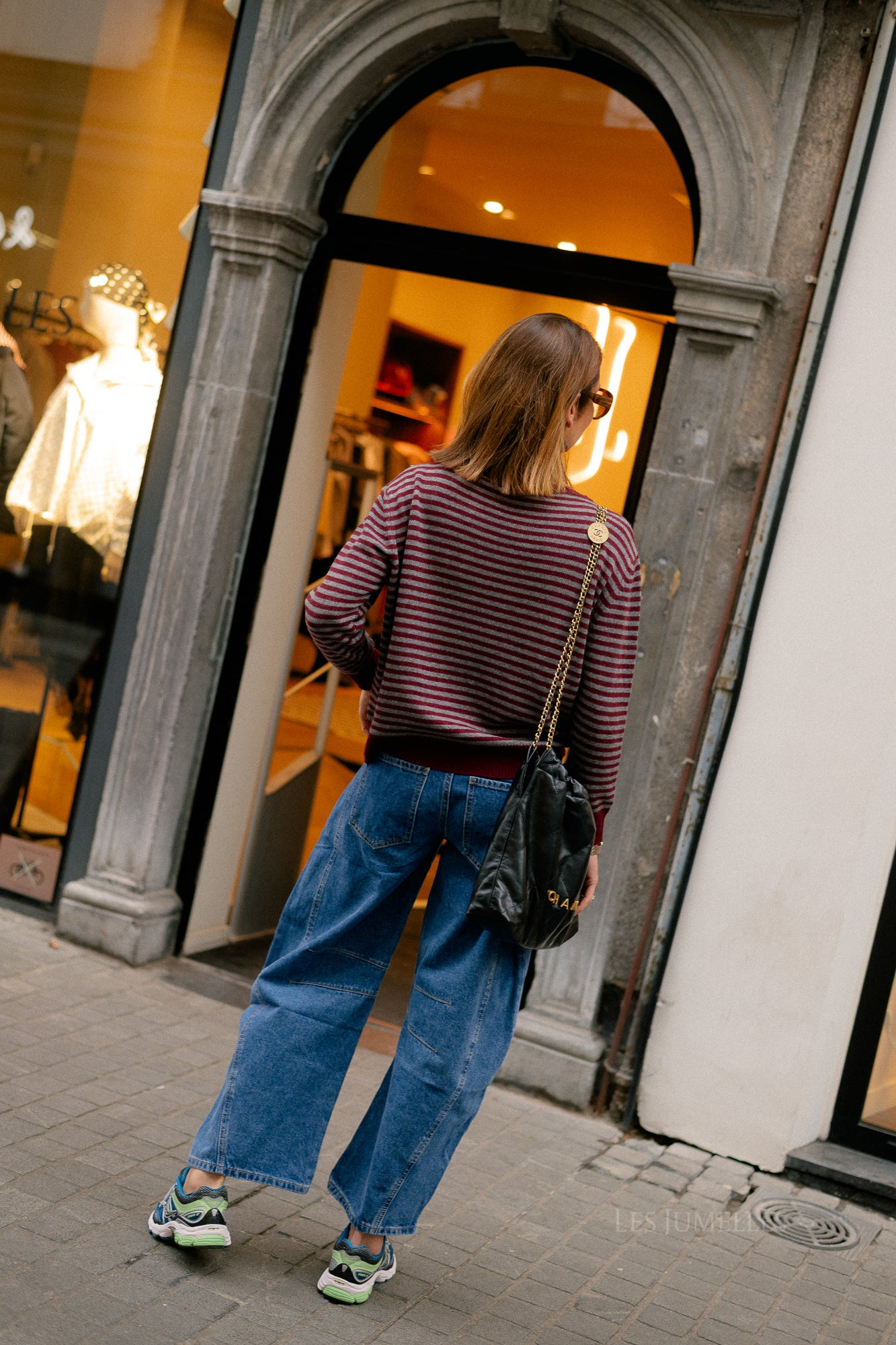 Audrey barrel jeans blue