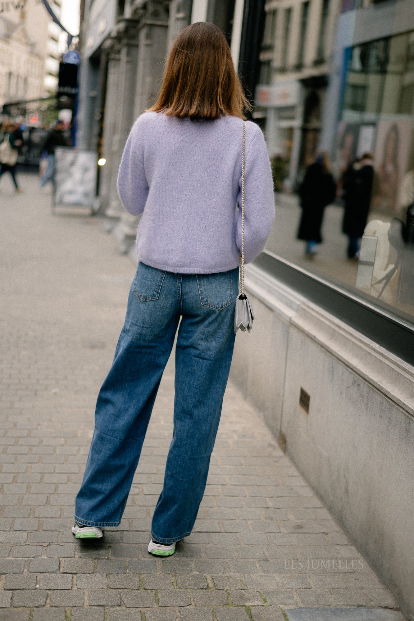 OBJSaggia LS knit cardigan baby lavender/melange