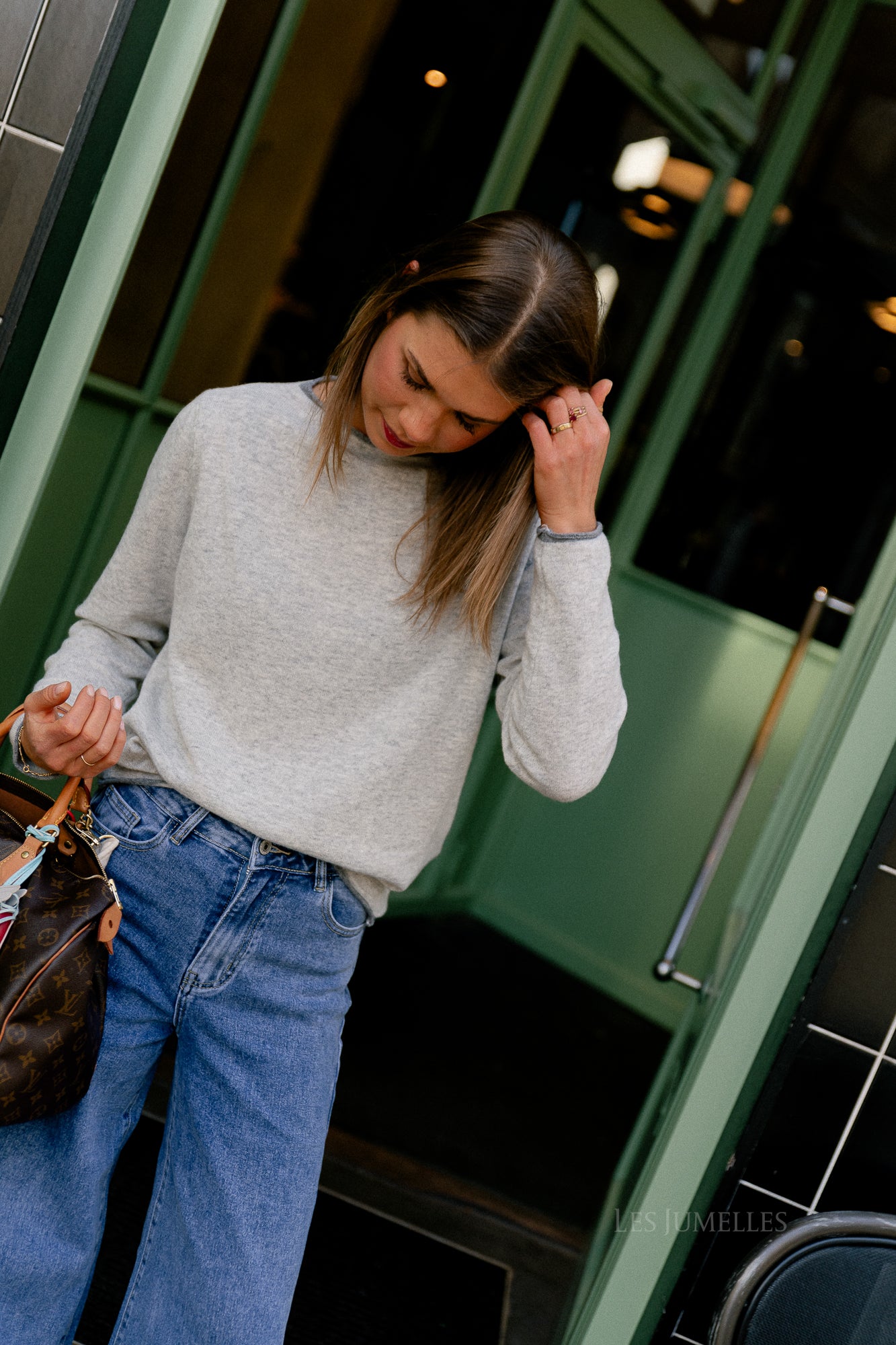 Pull Britt gris clair