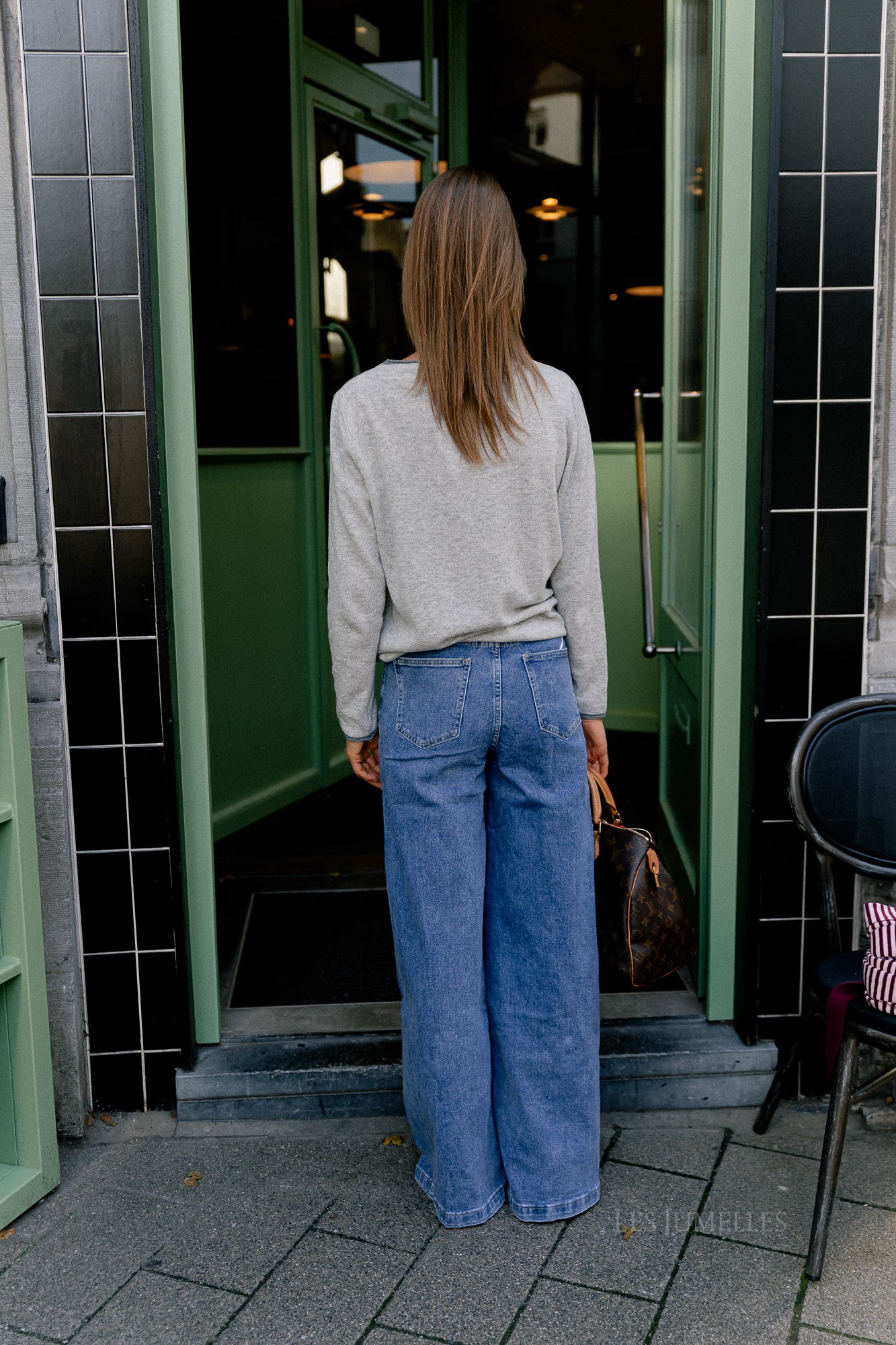 Gloria wide leg jeans medium blue