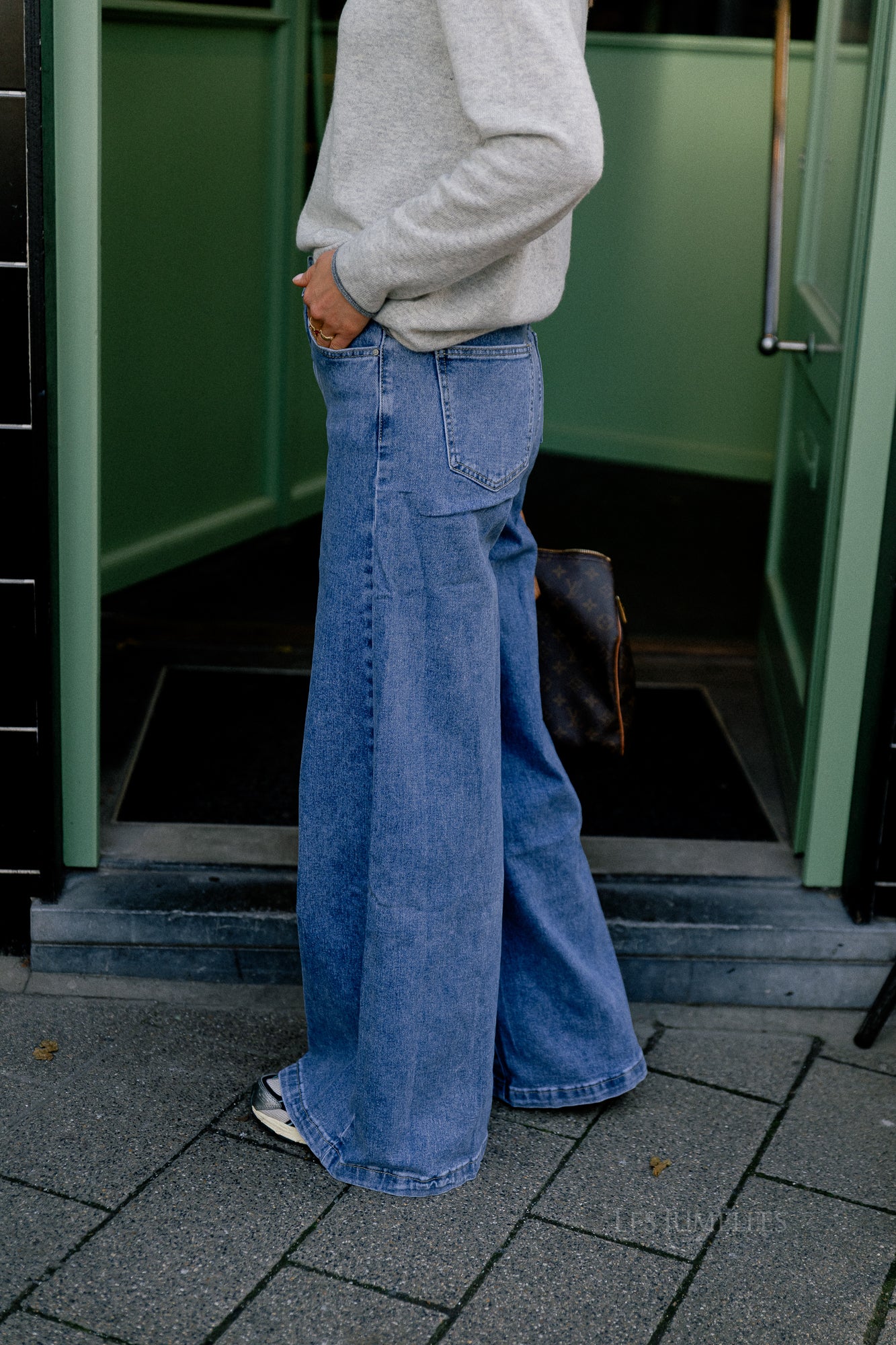 Gloria wide leg jeans medium blue