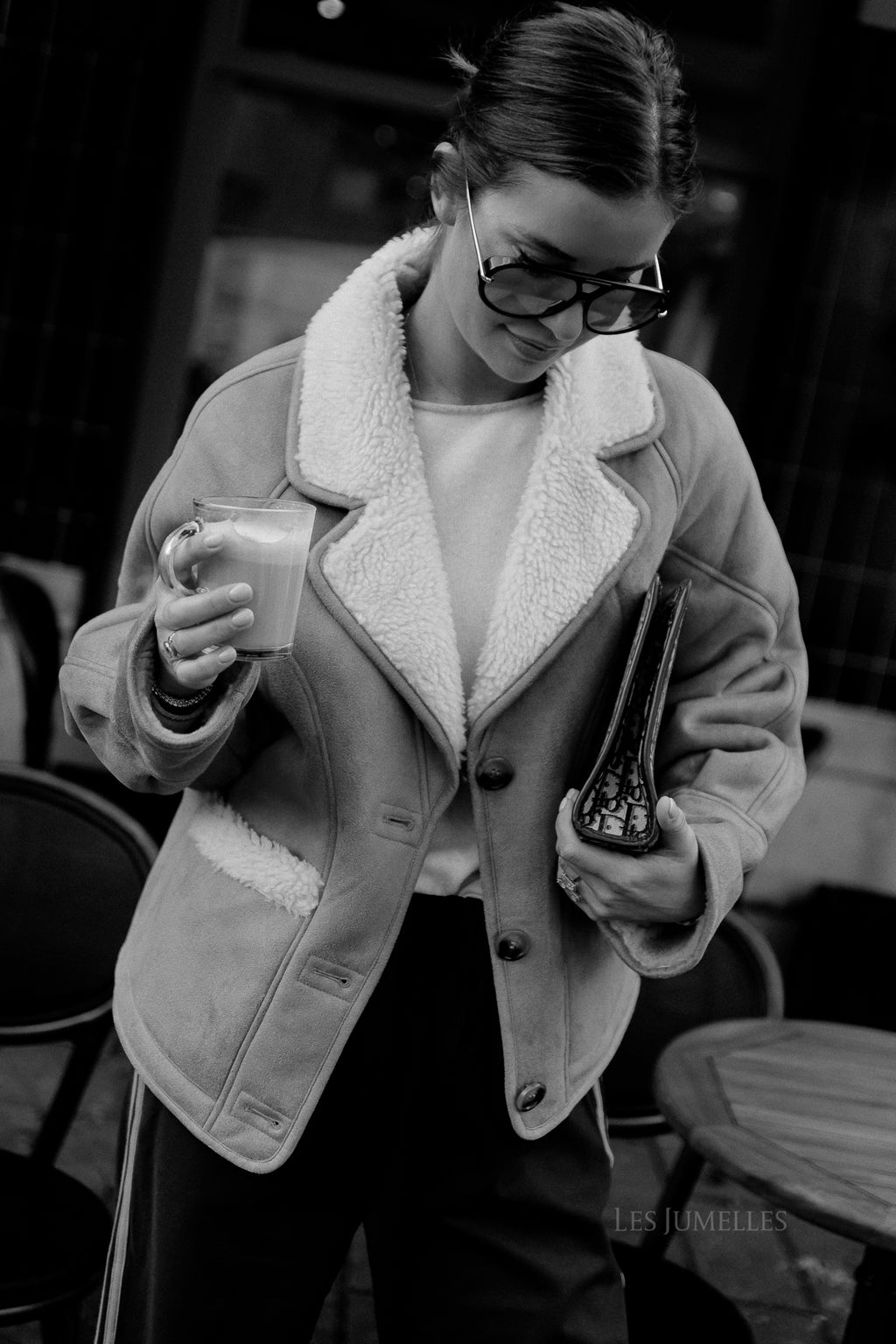 Myra jacket camel/ecru