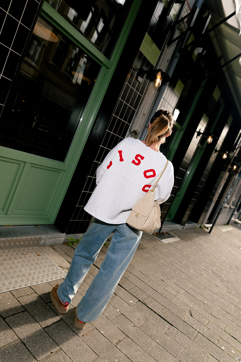 ORIGINAL 'Bisou' sweater light grey