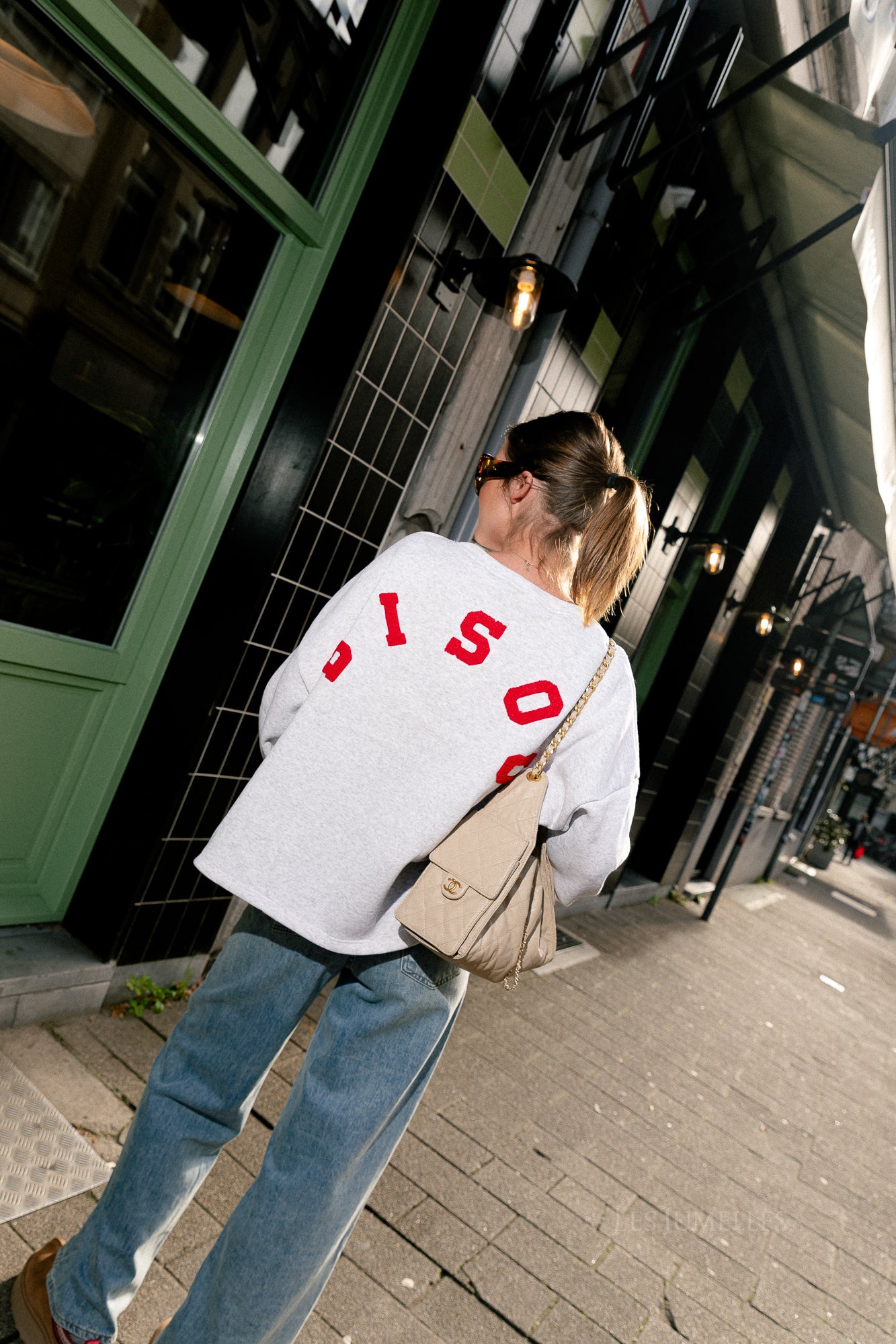 ORIGINAL 'Bisou' Pullover Hellgrau