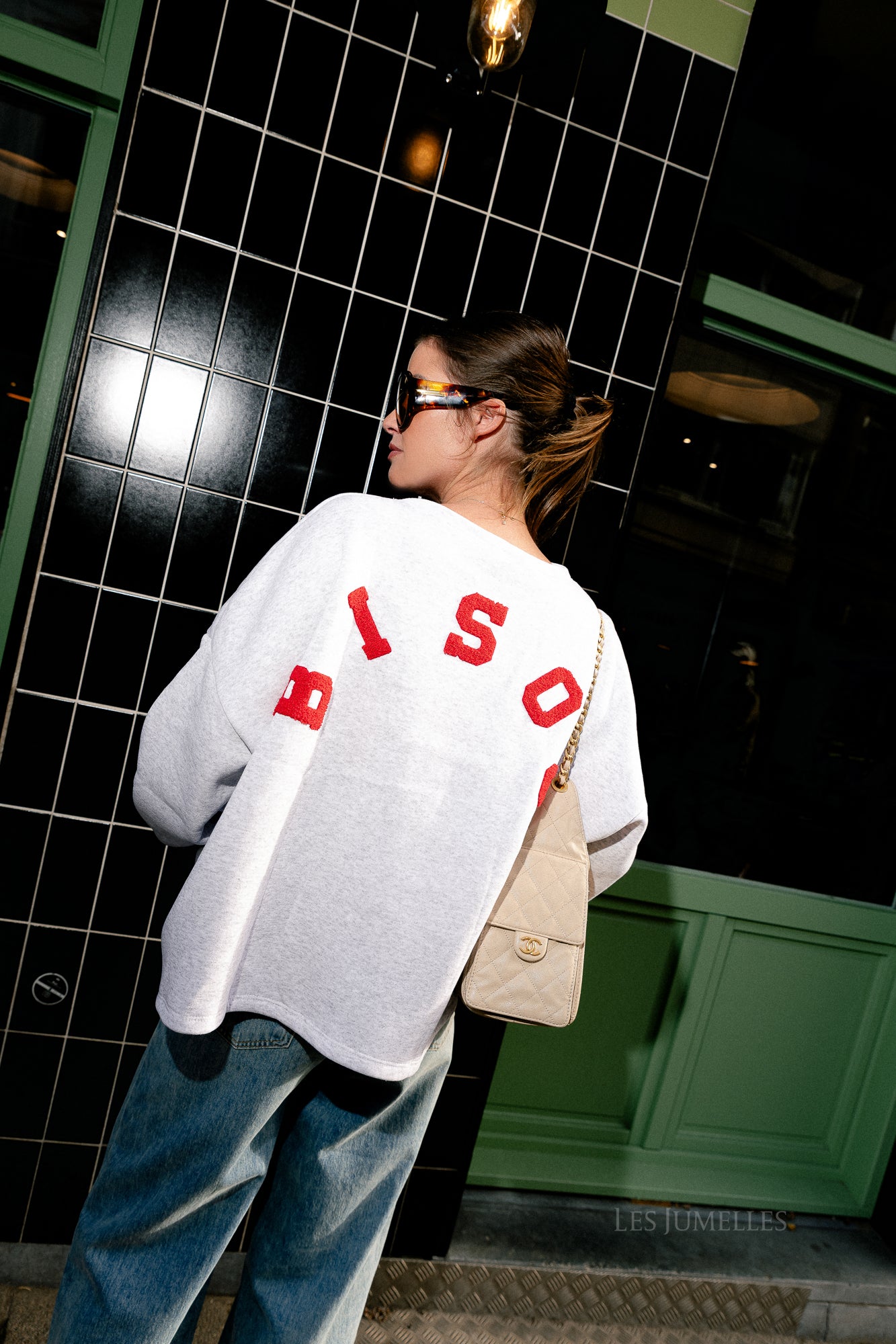 ORIGINAL 'Bisou' Pullover Hellgrau