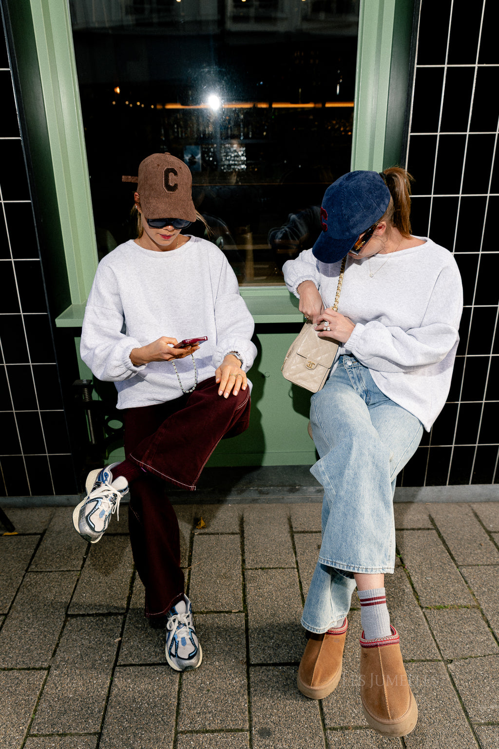 ORIGINAL 'Bisou' sweater light grey