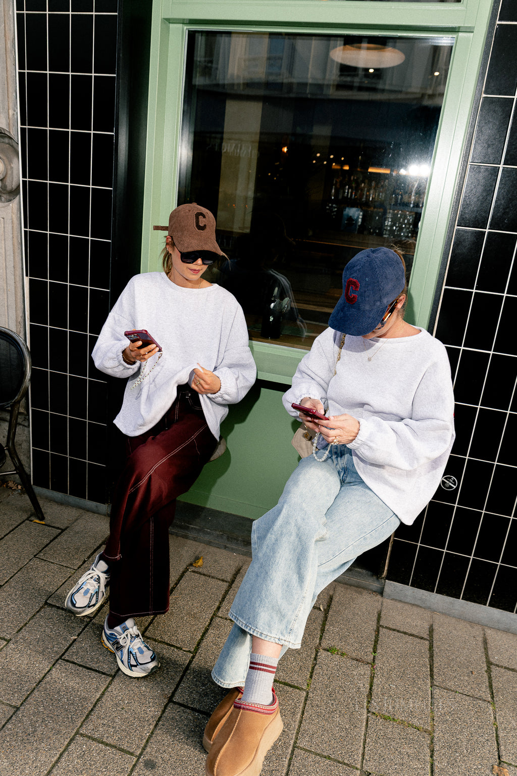 ORIGINAL 'Bisou' sweater light grey