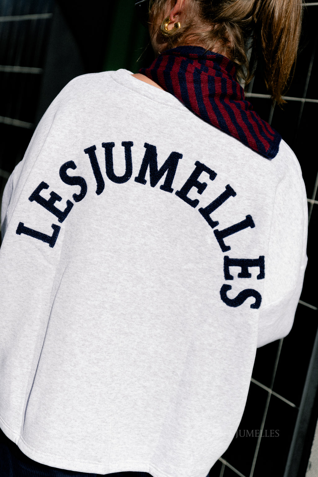 ORIGINAL 'Les Jumelles' sweater light grey melange