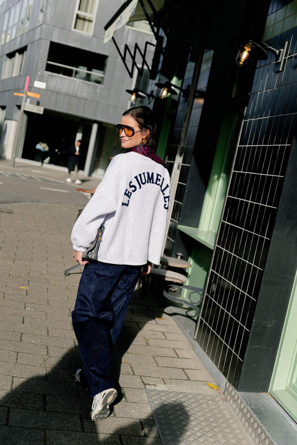 ORIGINAL 'Les Jumelles' sweater light grey melange