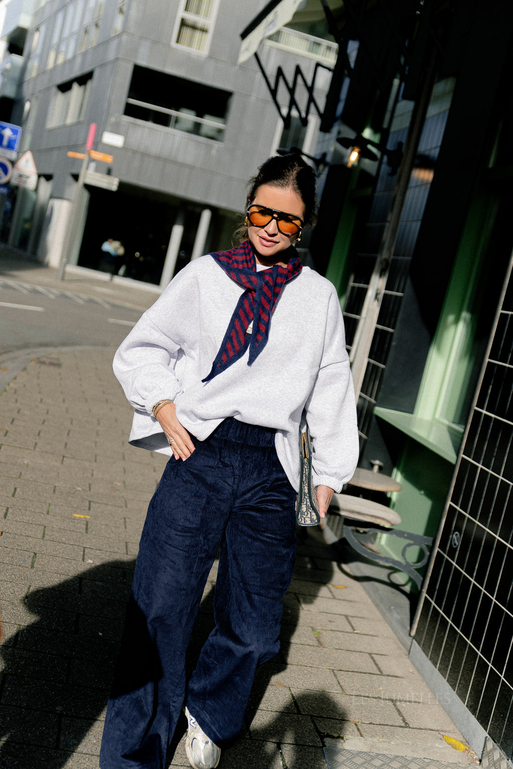 ORIGINAL 'Les Jumelles' sweater light grey melange