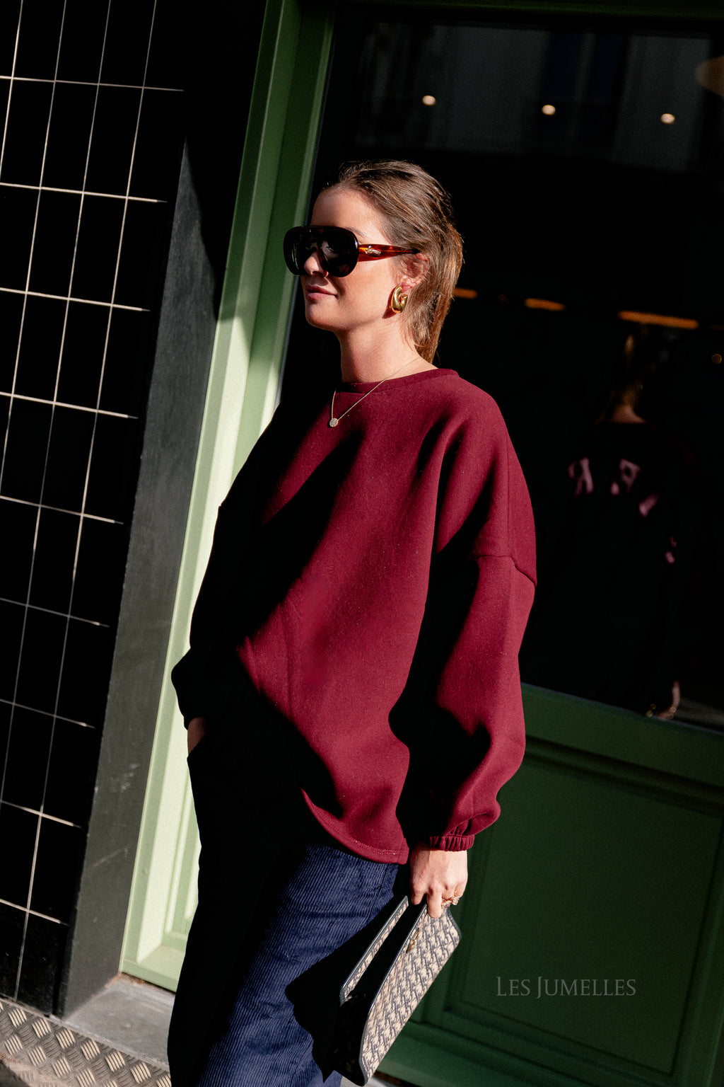 ORIGINAL Chérie sweater burgundy