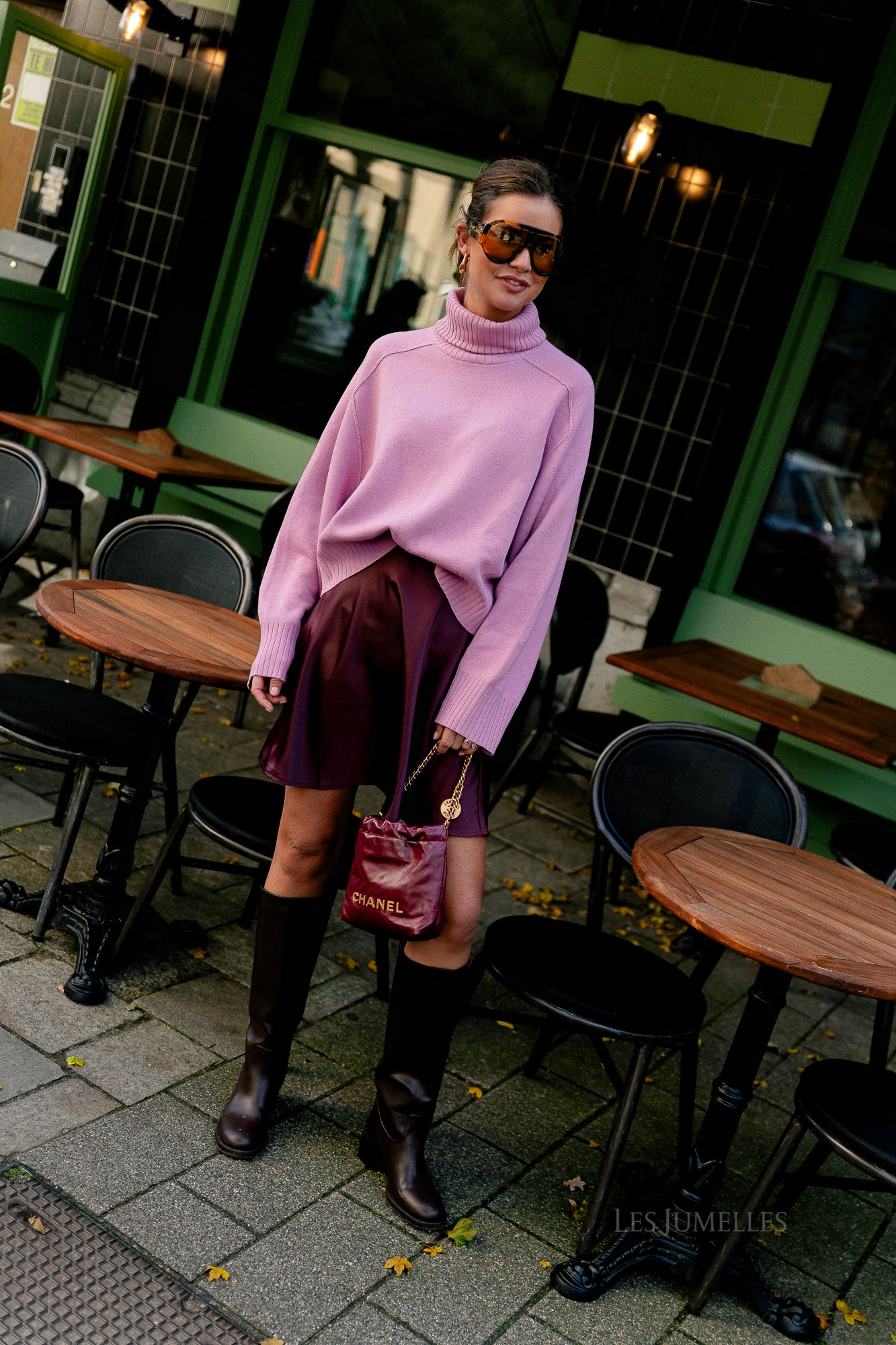 Maggie jumper mauve orchid