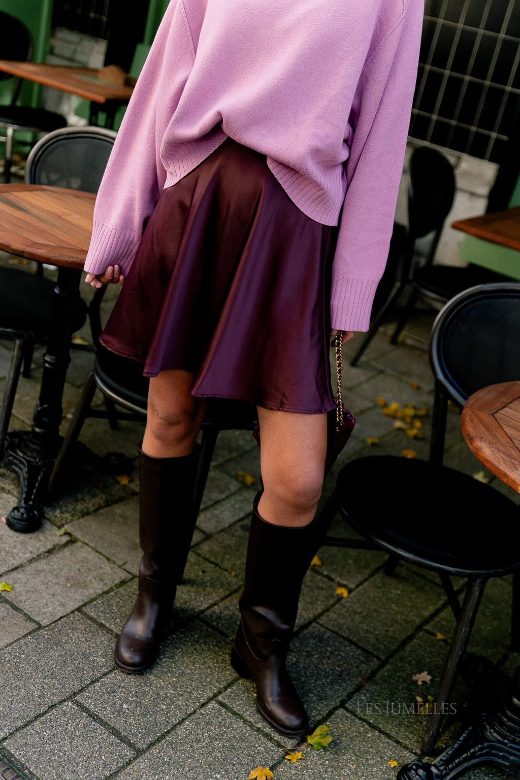 Jupe courte volumineuse YASPella HW sassafras