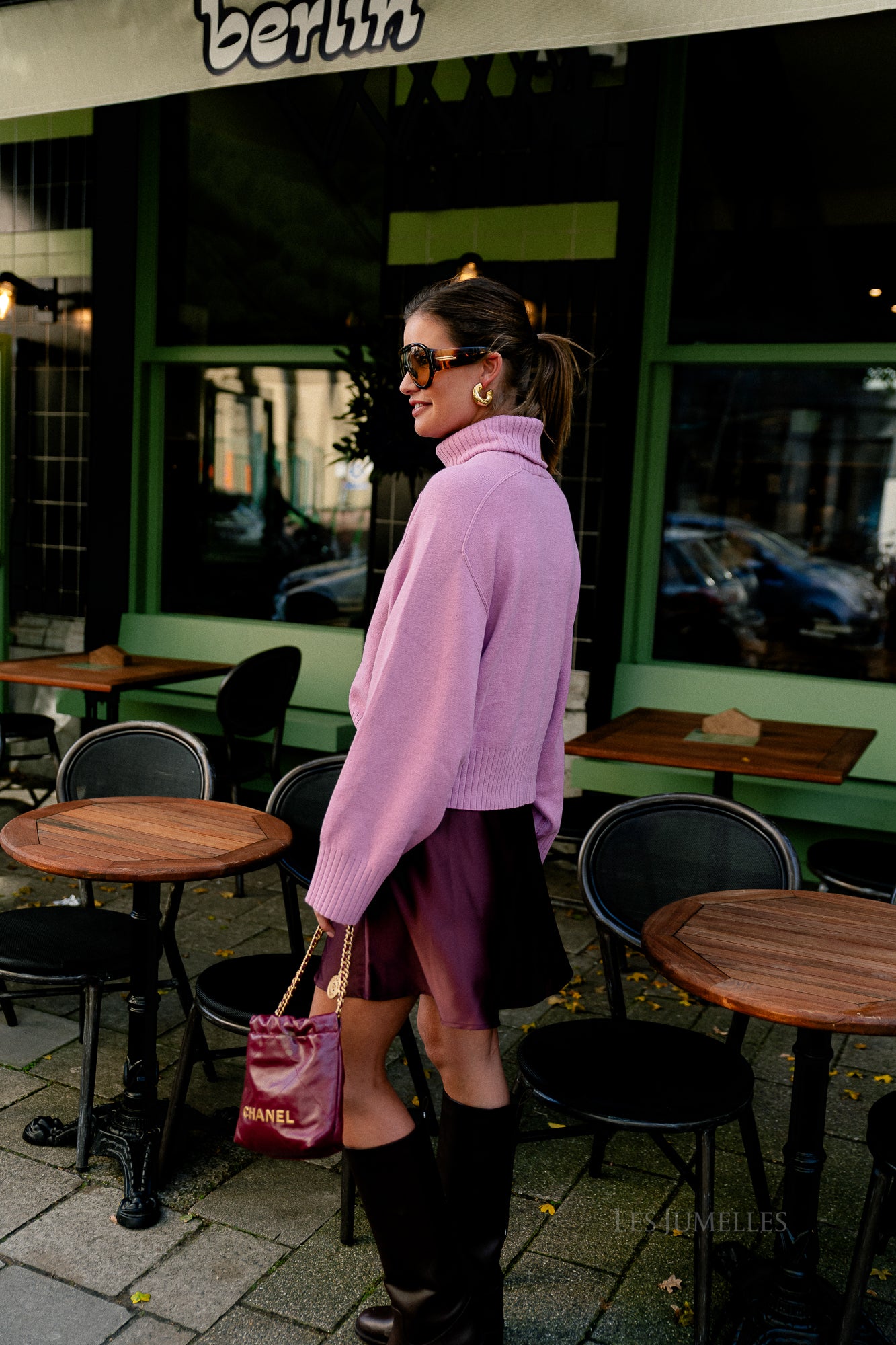 Maggie jumper mauve orchid